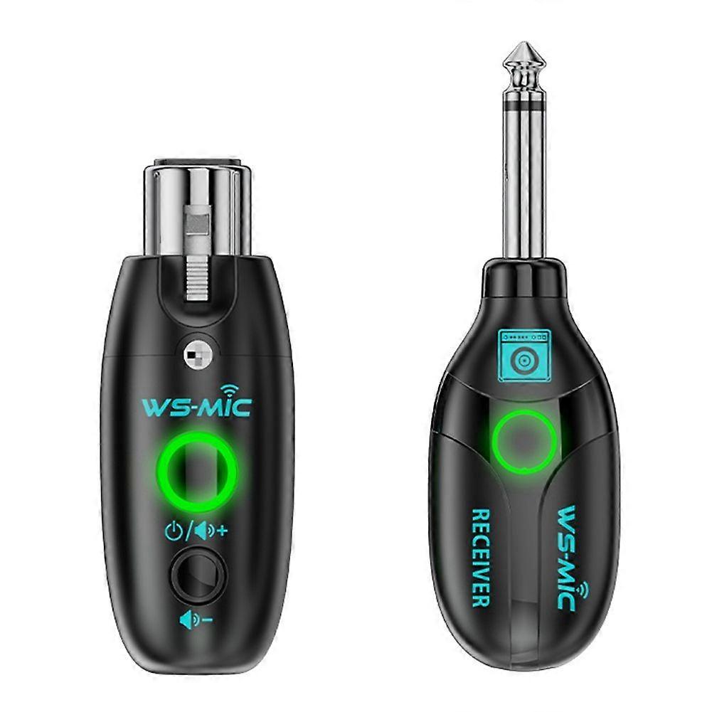 2.4G Guitar Wireless System 4 Channels Audio Transmitter Receiver Wireless System for Electric Guit