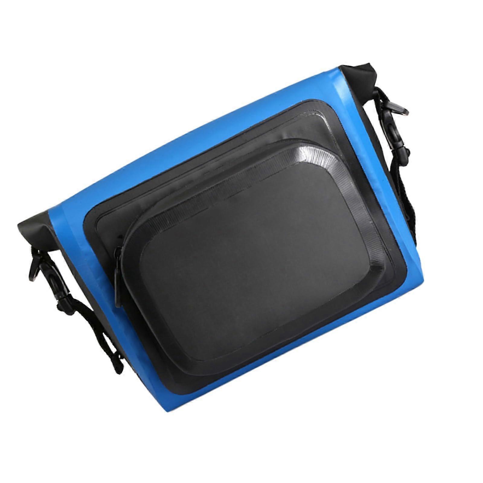 Bicycle Top Tube Bag Waterproof Front Frame Storage Bag for Mountain Bikes, Adjustable Size and Durable Material
