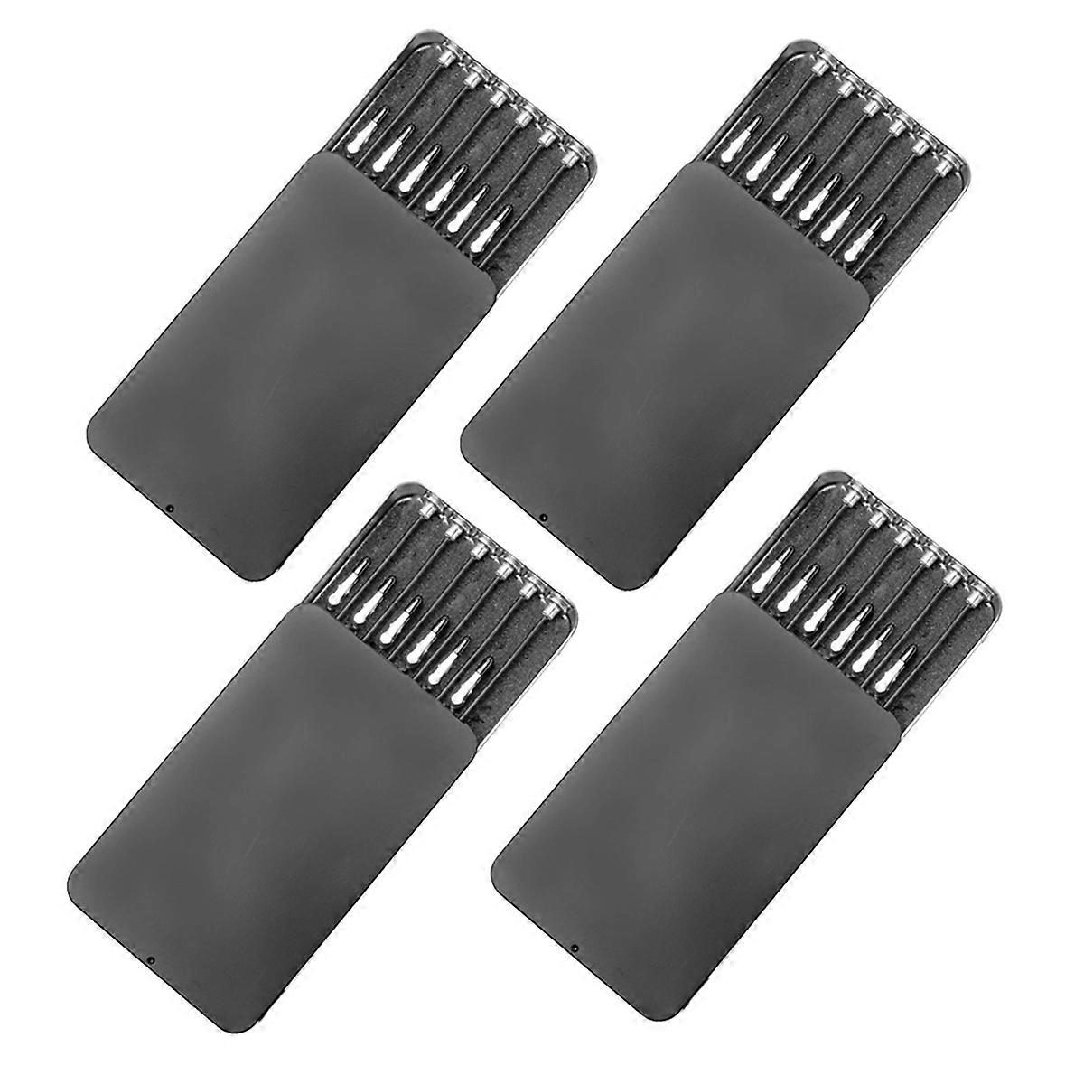 4X Model Painting Stand Base Holder and 48PCS Magnetic Bendable Alligator Clip Sticks Set Modeling T