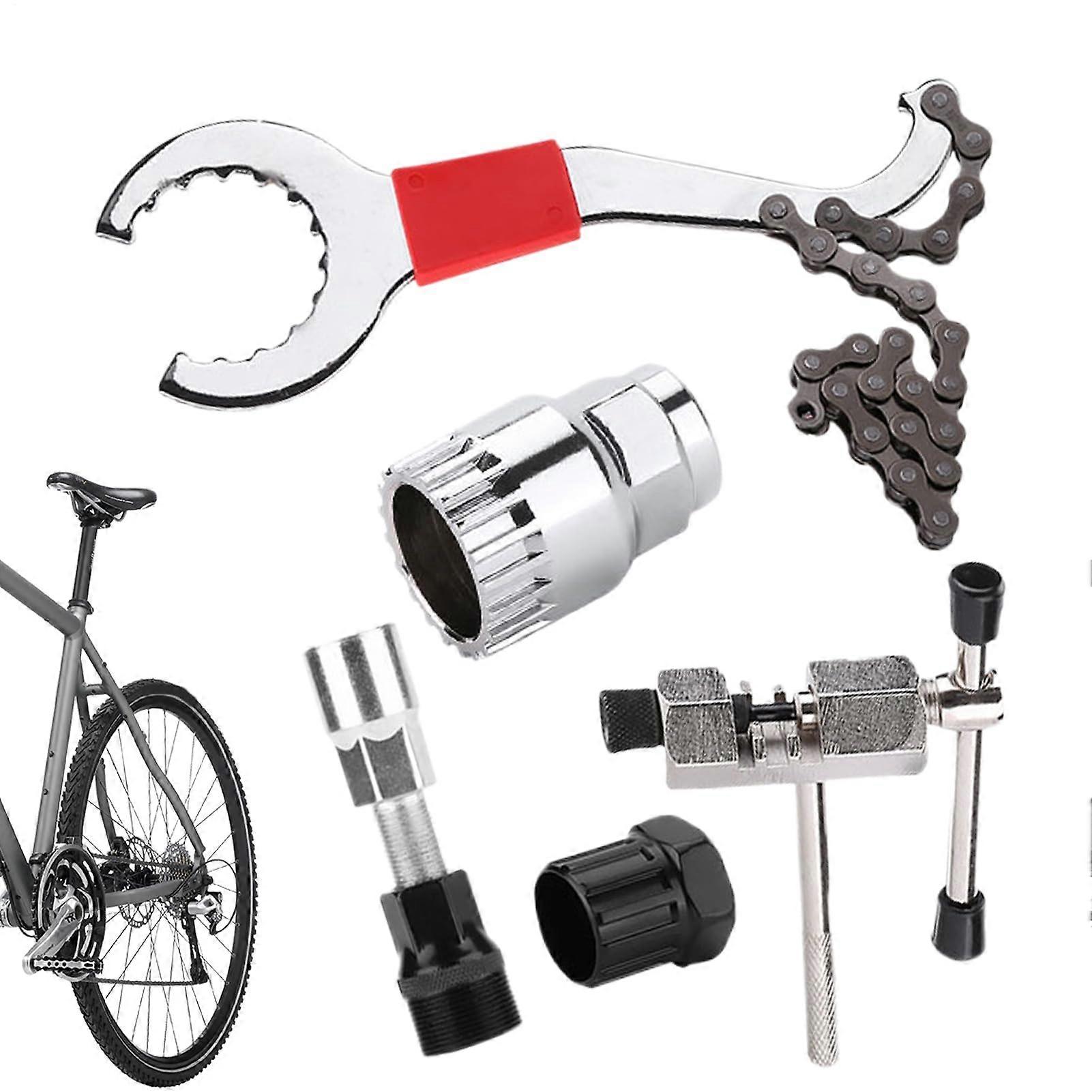 Mountain Bike Tool Kit Integrated Multifunctional Kit with Wrenches for Cycling