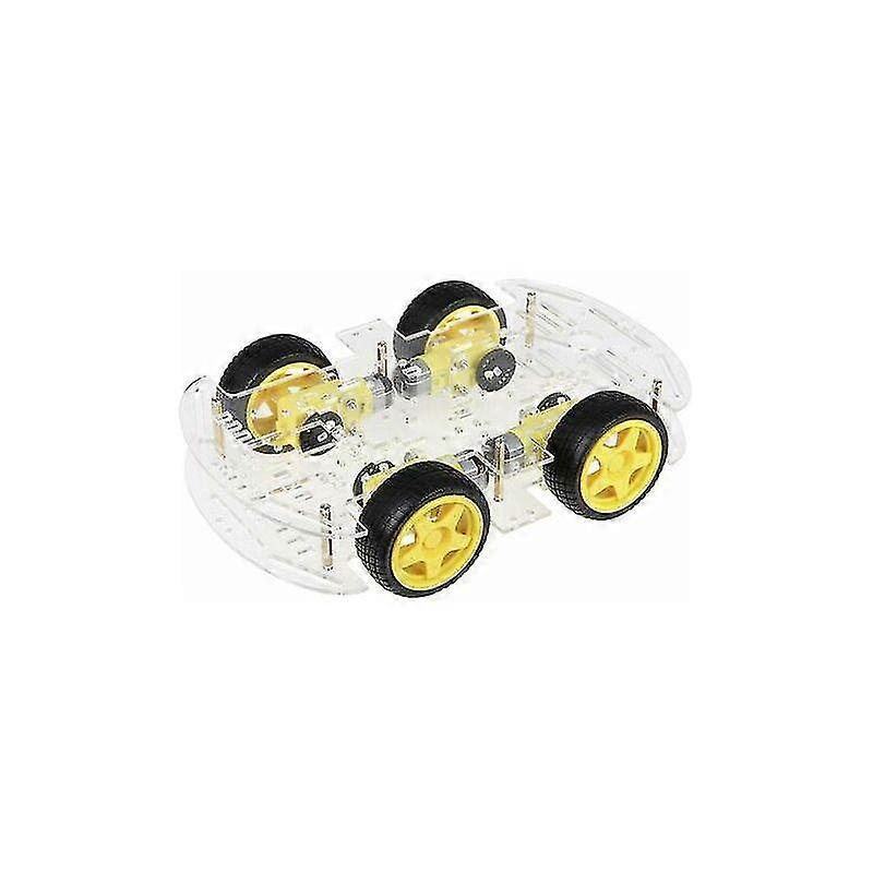 Rebirth Rolling Chassis For Compatible Arduino Robot Car Kit 01 Robot03