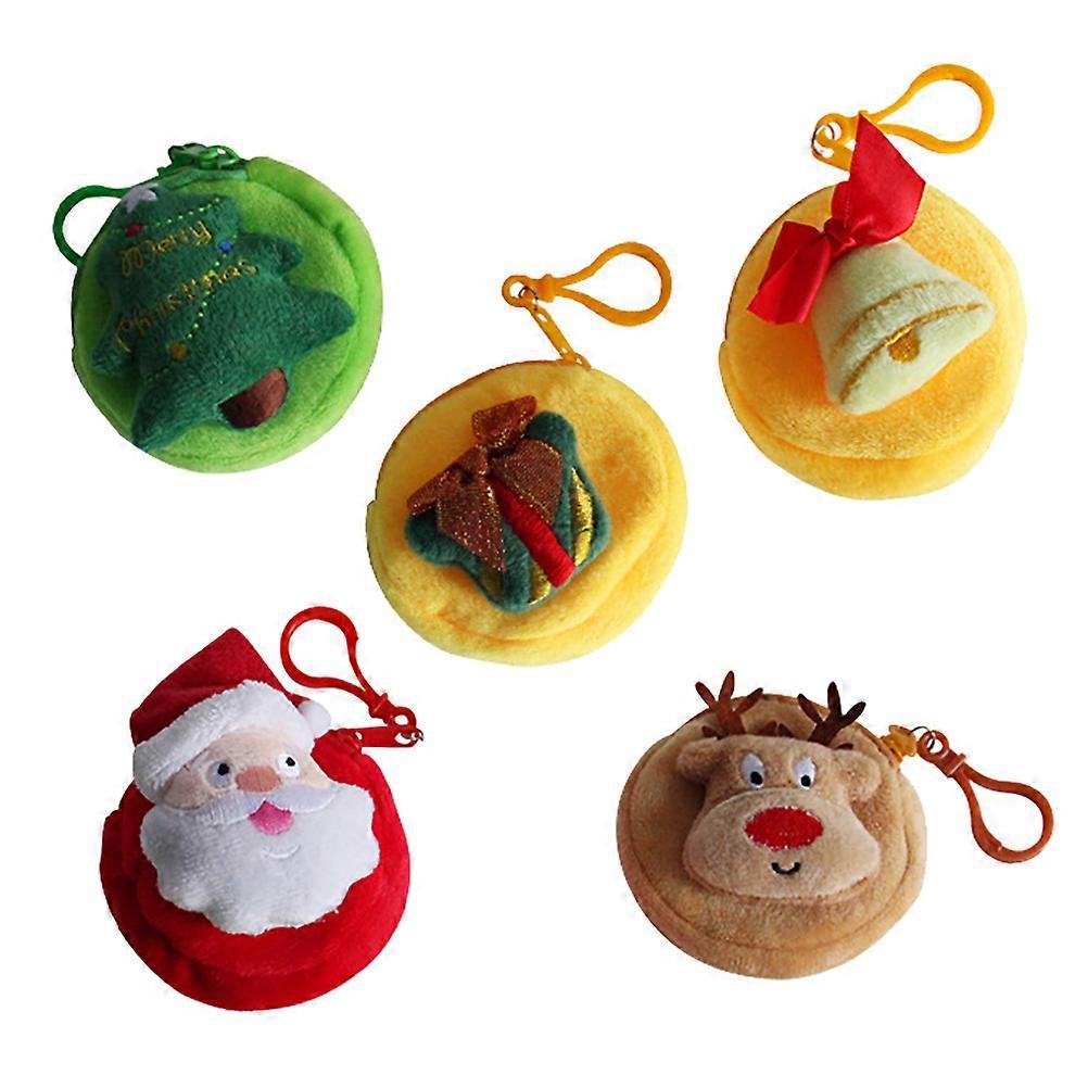 Present Decorations Cloth Material Decorative Pendants Assorted Color 5Pcs