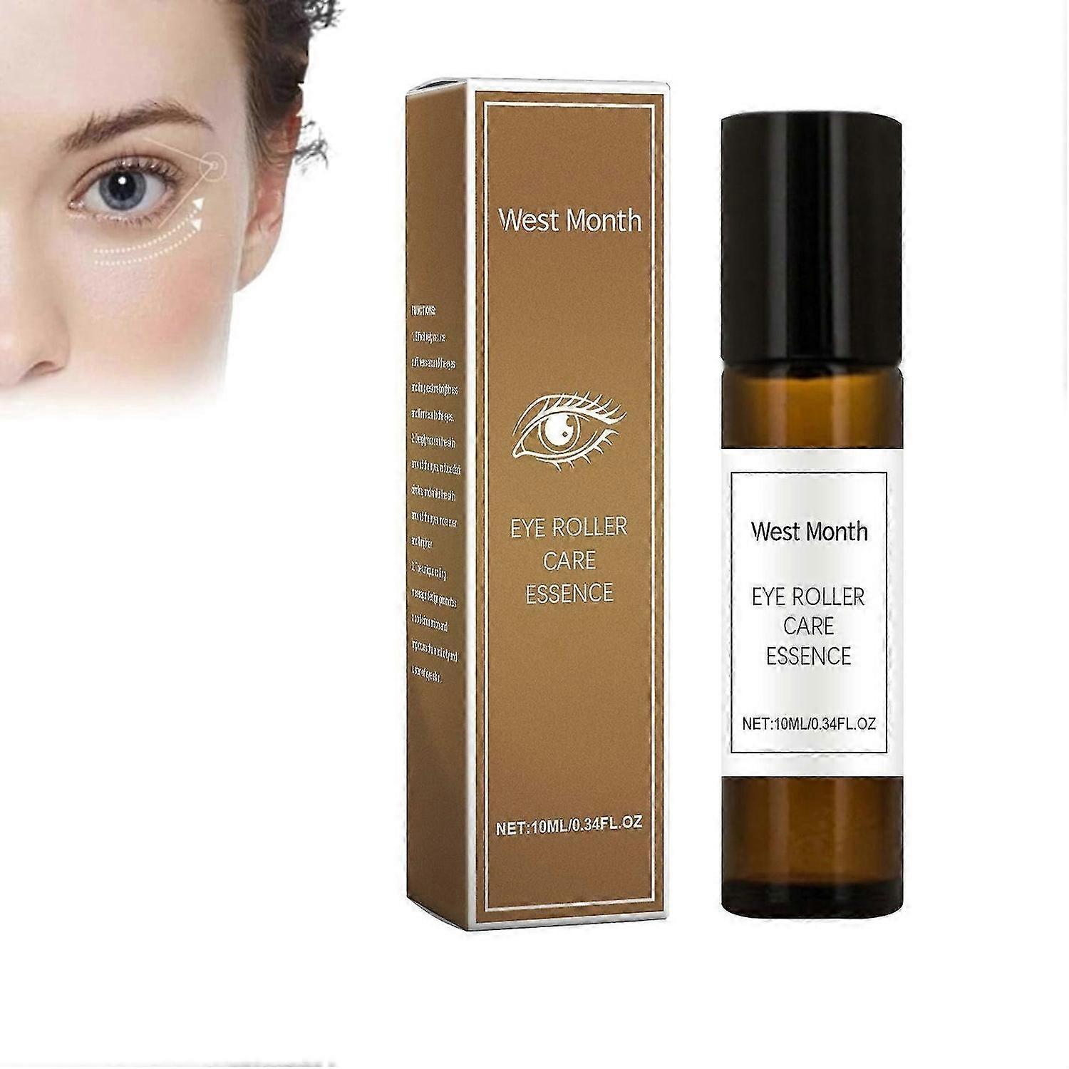 زيت الخروع Rollerball ، 360 يقلل من التجاعيد ، الانتفاخ ، الأكياس تحت العينين ، كرة الأسطوانة بزيت الخروع مع اللبان تحت العين تقلل من الخطوط الدقيقة ، مضادة للتجاعيد