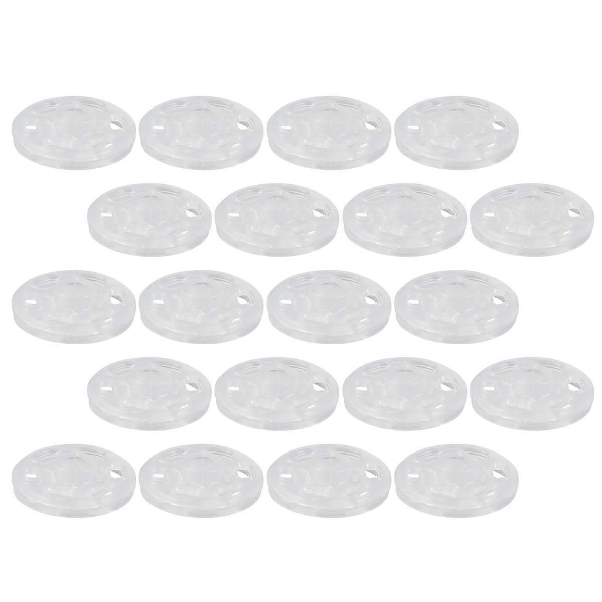 Translucent Buttons Transparent Plastic T-Shirt Button Sewing Craft Projects 1000Pcs