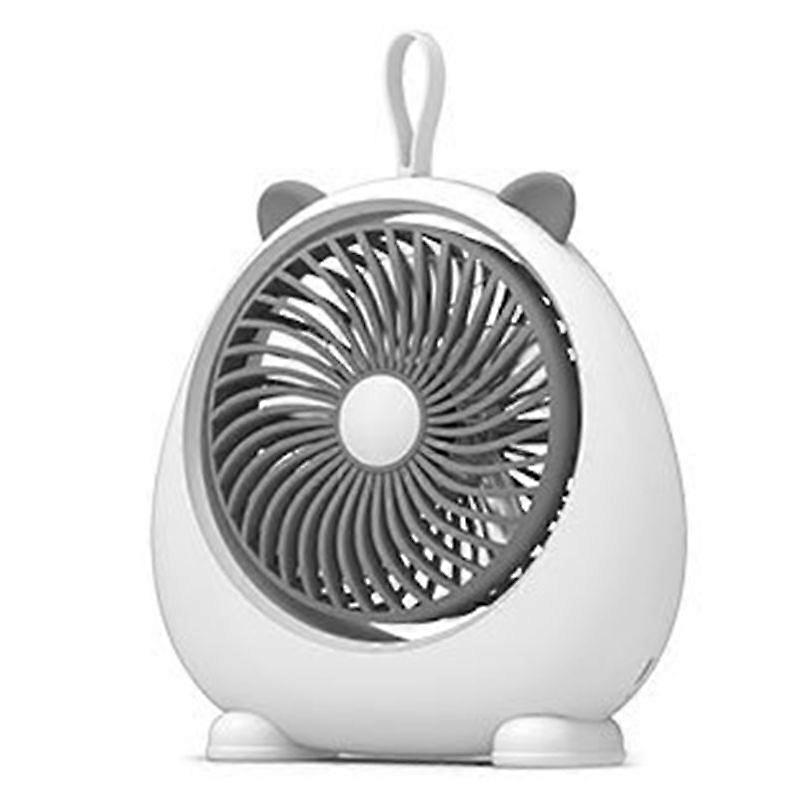 Animal Ear Desk Fan Charging Version White