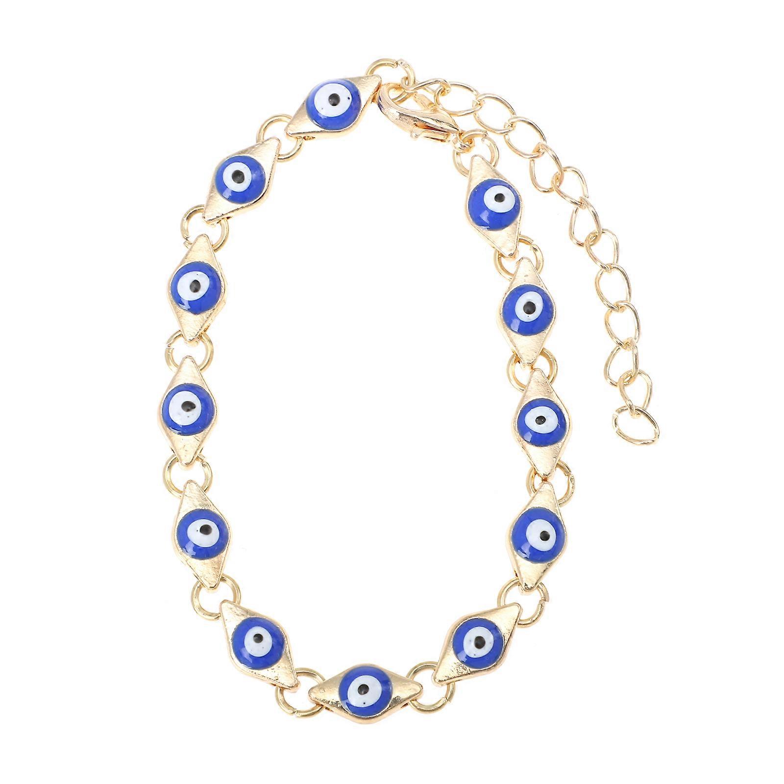 Women's Evil Eye Bracelet Bohemian Style Wrist Chain Hand Jewelry 1 Piece