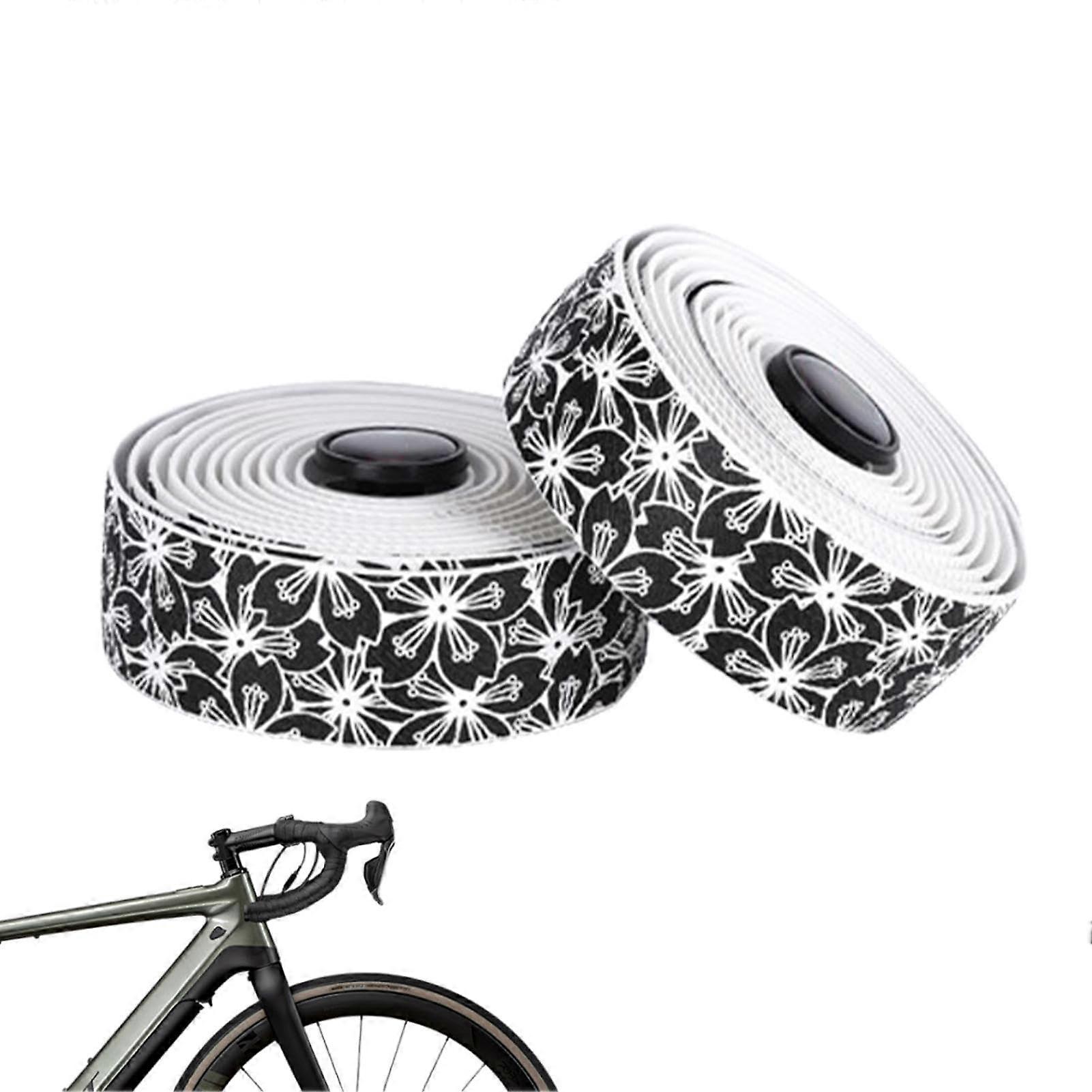 Rennrad Handlebar Tape, Wear-Resistant Grip Wrap For Road Bikes, PU Material, 2 Meter Length, Non-Slip, Black