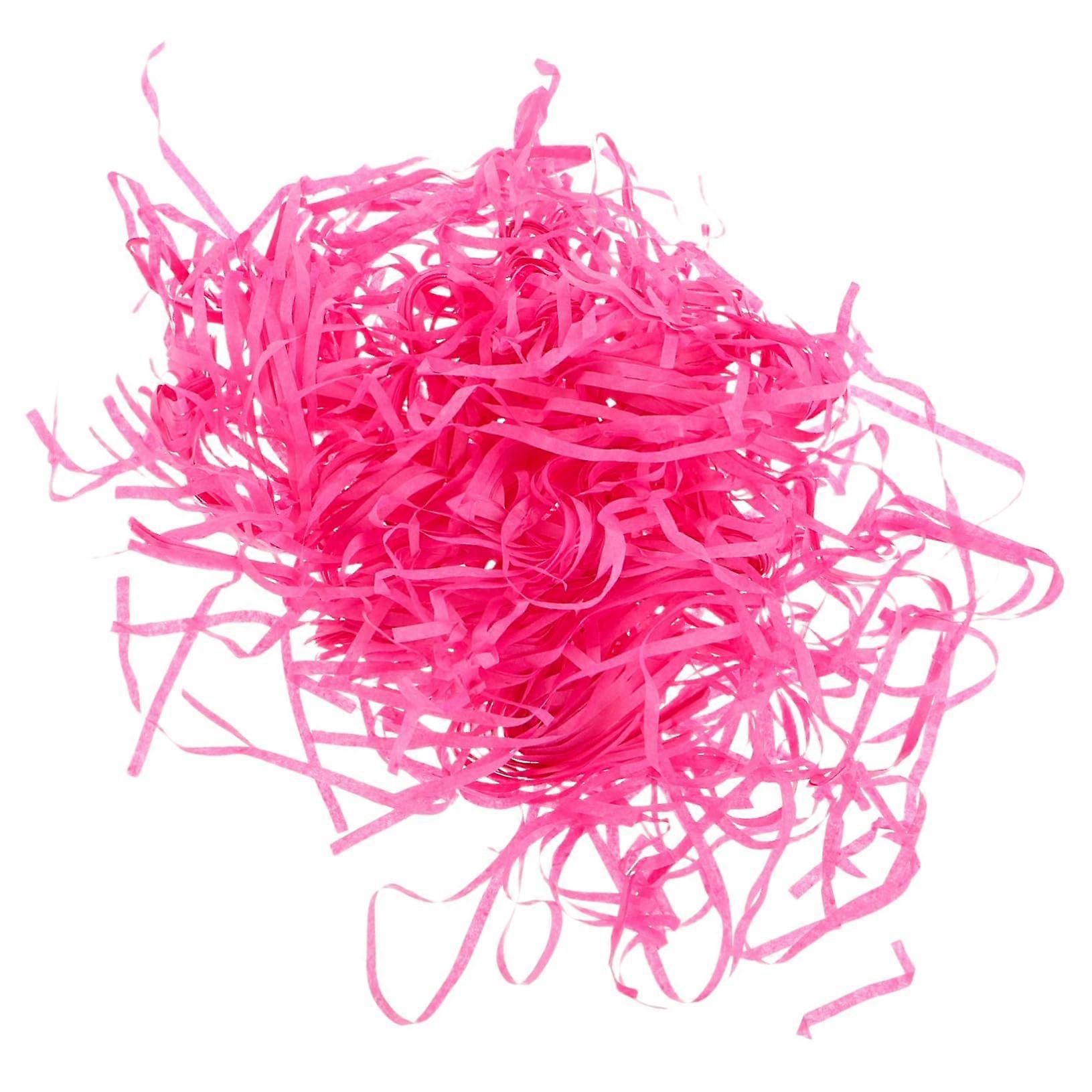 Gift Wrap Packing Filler Shredded Paper for Boxes, Rosy Paper Shavings for Valentine's Day Packaging, Eco-Friendly Filling Material