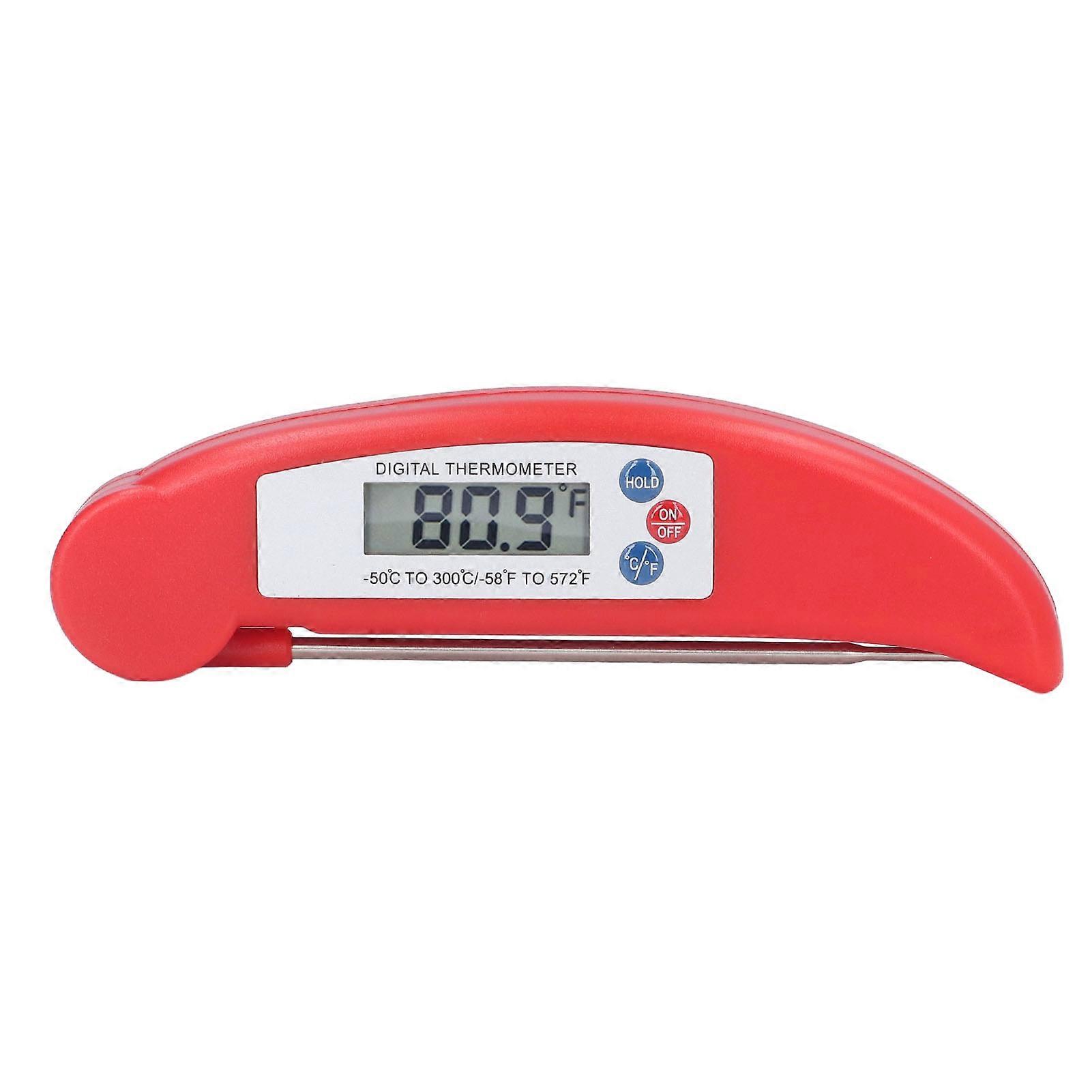Meat Temperature Measurement Fast Digital Food Thermometer with Foldable Probe for Cooking