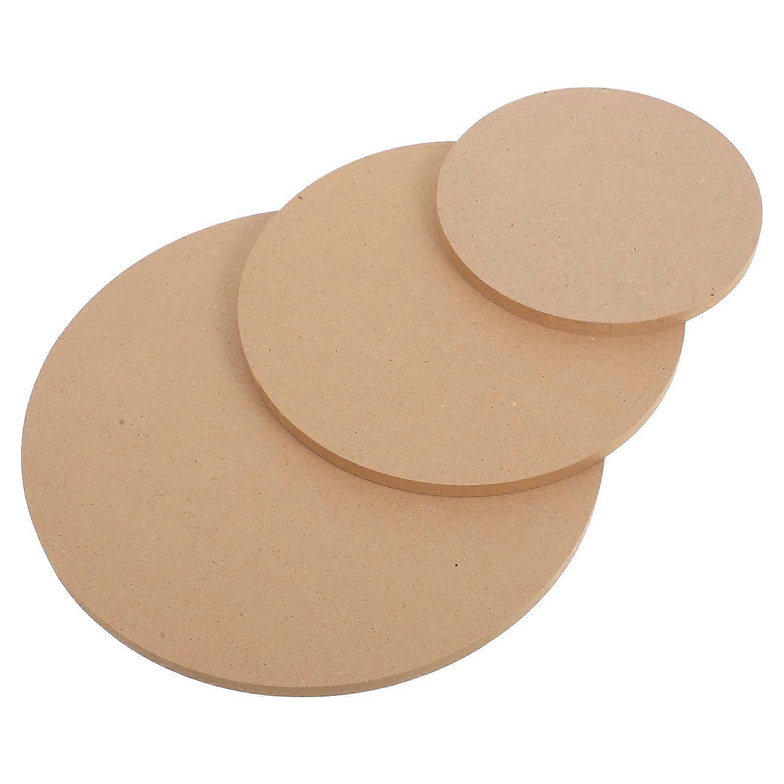 Round Wood Pottery Tools For Handbuilding And Shaping 3Pcs