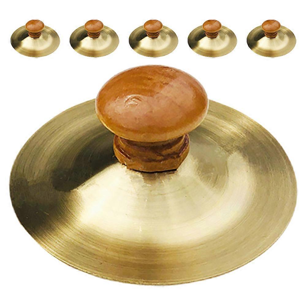 Cymbals For Kids Finger Cymbals Mini Marching Cymbals Early Education Circular Shape 6Pcs