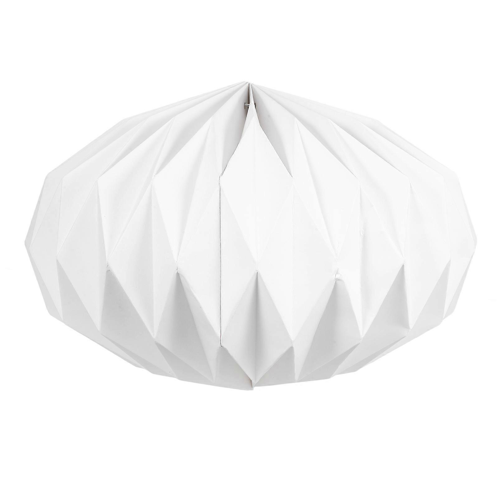 Pleated Paper Lampshade Modern Interior Designers Foldable Easy Installation 1Set
