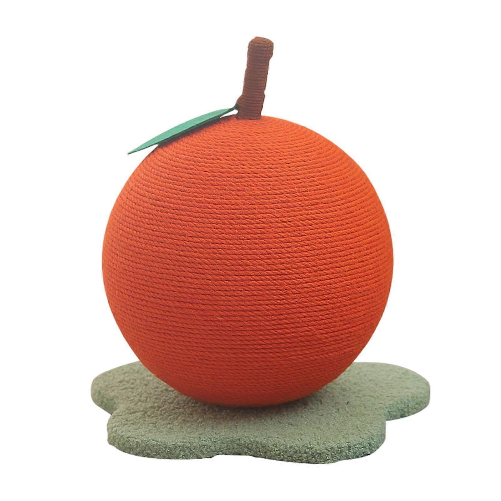 Cat Scratch Ball, Cat Scratch Ball Orange Cat Scratcher, Cat Ball Toy, Cat Claw Grinding Ball, Sisal Scratch Ball, Reduces Boredom, Large