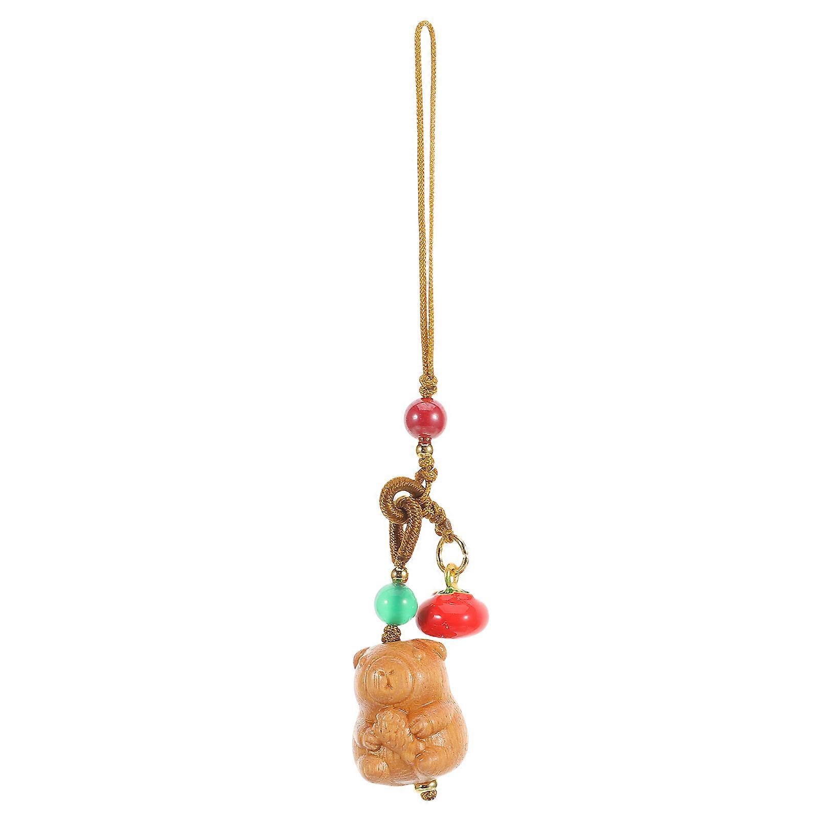 It sounds like you're describing a product listing for a **wooden keychain**! These types of keychains are becoming increasingly popular, especially