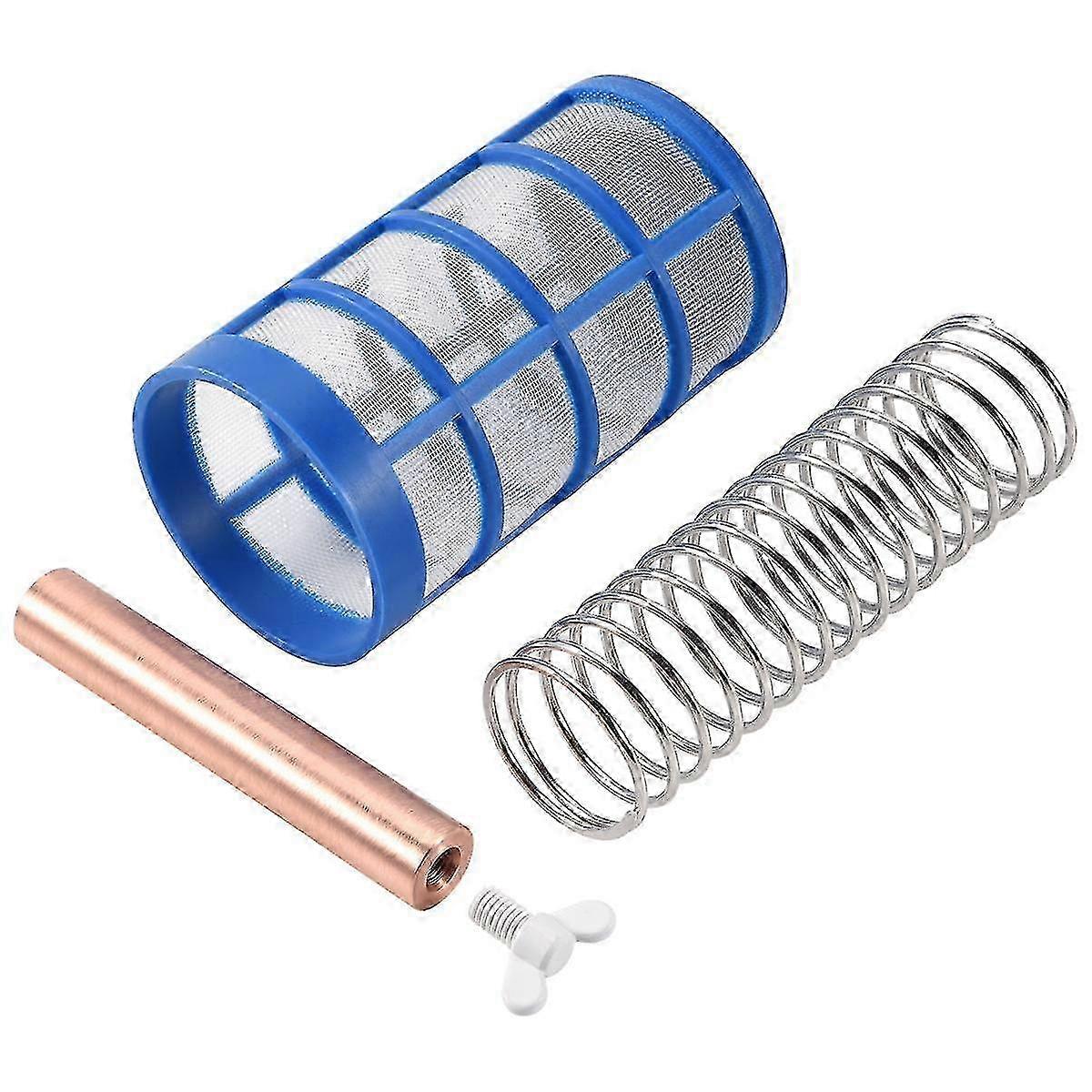 Replacement Copper Anode & Basket Screen for Solar Pool Ionizer Purifier - Compatible Ionization System Maintenance Parts