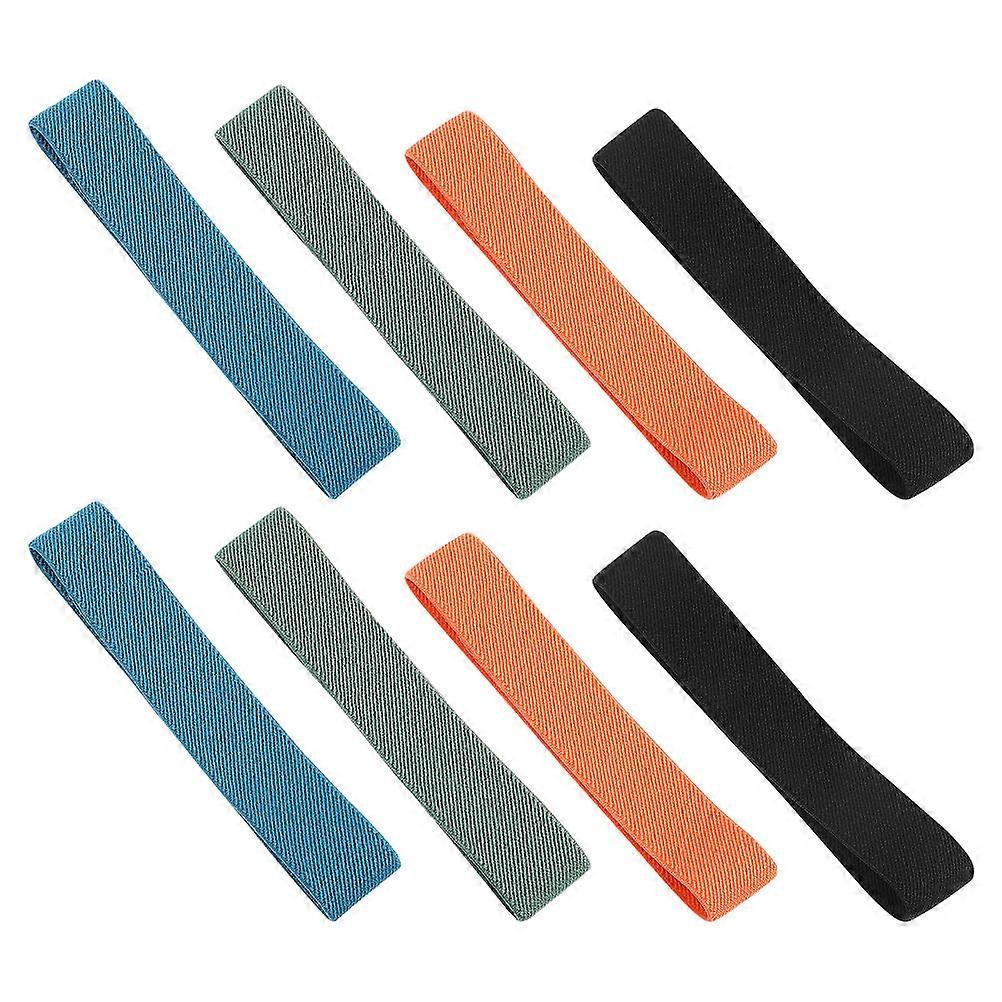 Elastic Straps for Lunch Box Fixing Bands 8Pcs Assorted Color