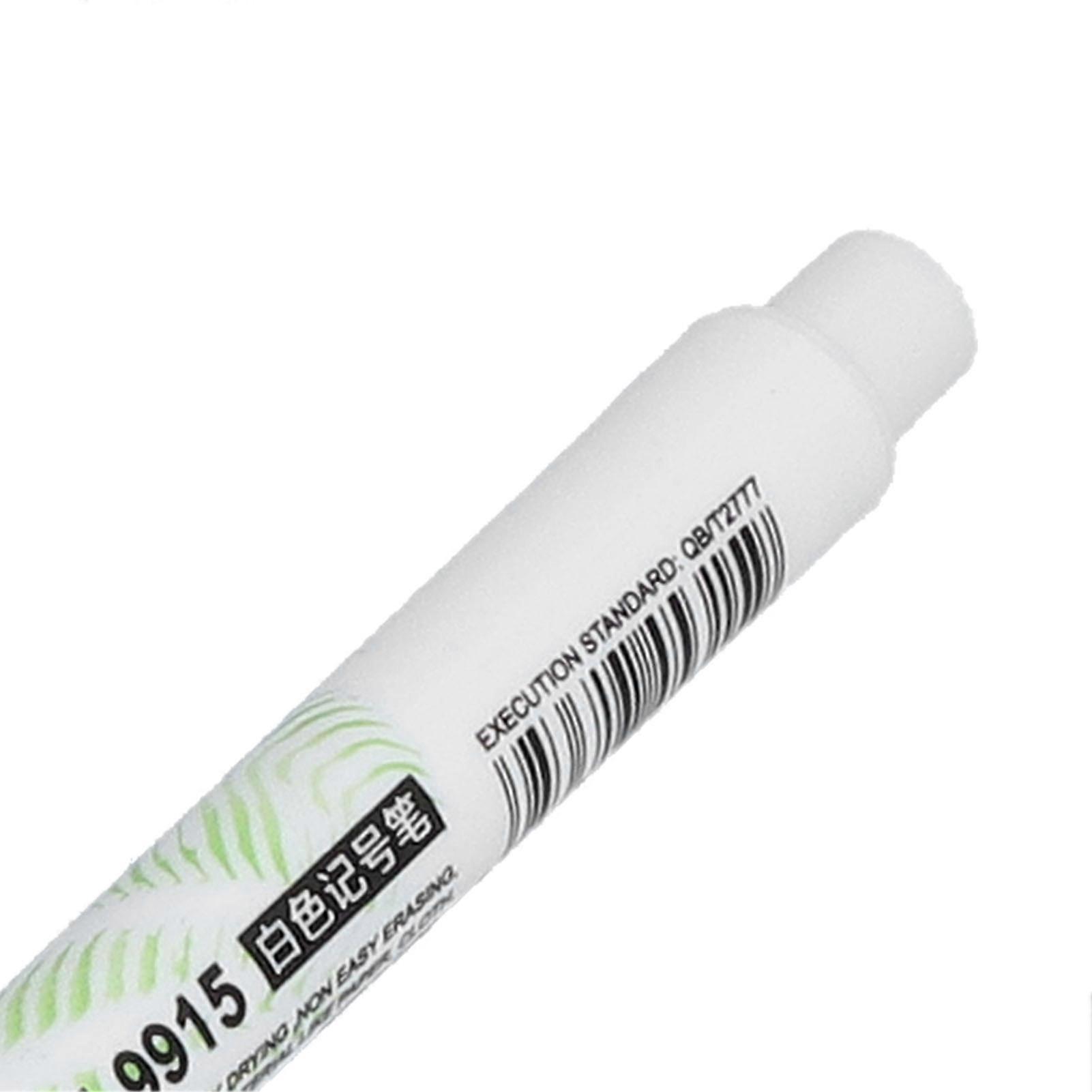 12 Pcs Marker Pens DIY Fine Nib Quick Drying White Drawing Pen Blackboard Marker