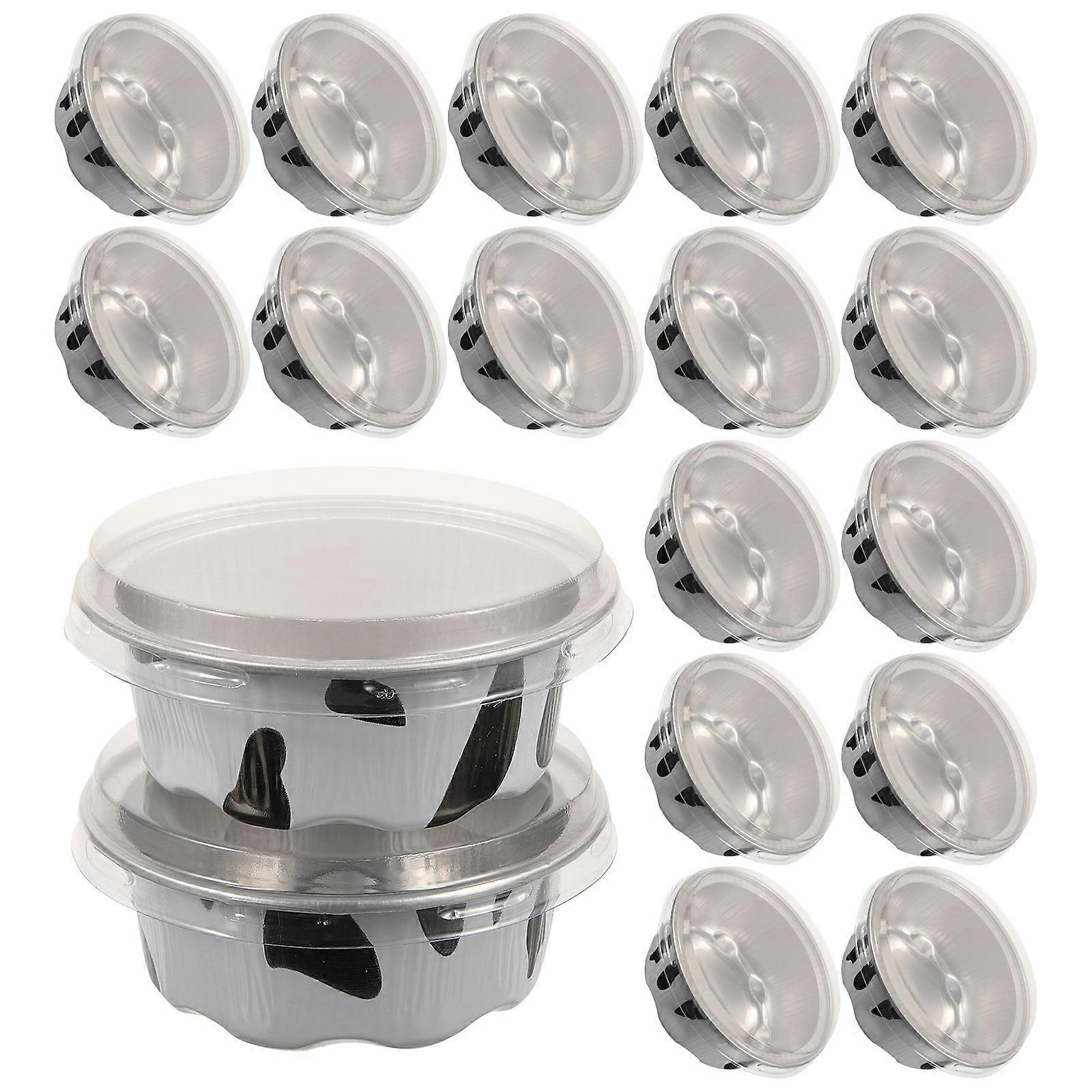 Mini kakformar med lock Non Stick Muffin Ramekin För Vänner Snabb Avformning 50Pack