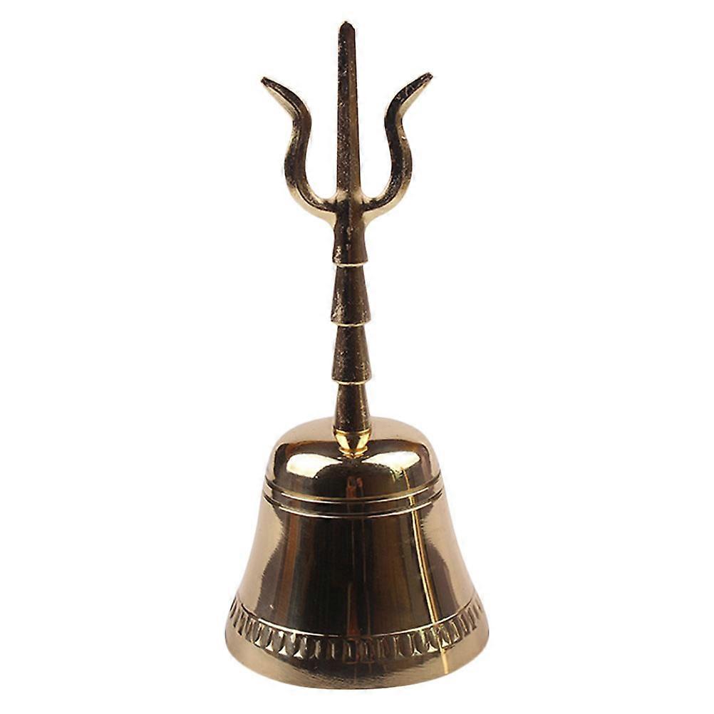 Copper Handbell for Meditation and Mindfulness – Crisp Sound, Elegant Design for Home Decor and Awareness Practice