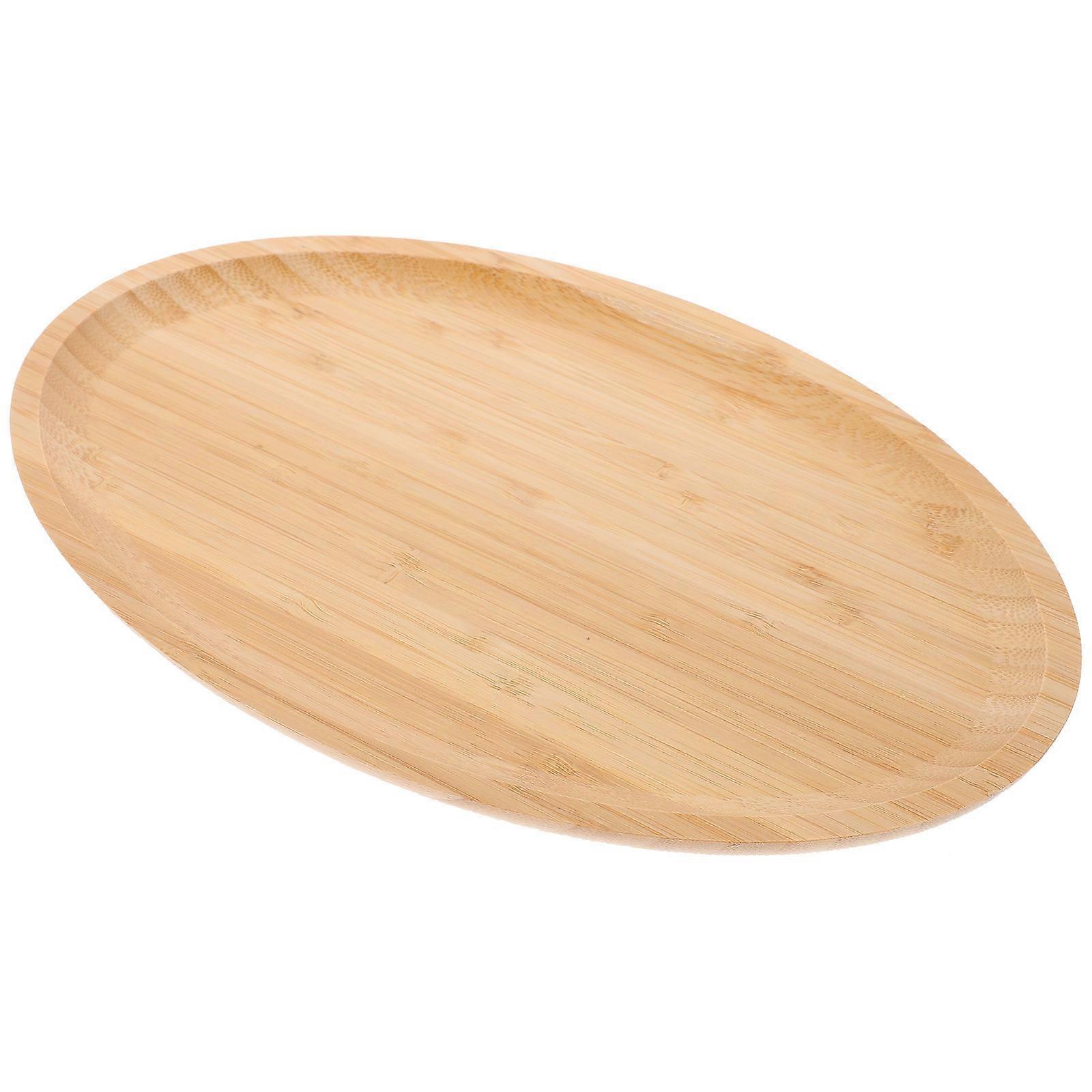 Bamboo Tray for Storage Elegant Orange Snack Serving Tray Crafted from Sturdy Bamboo