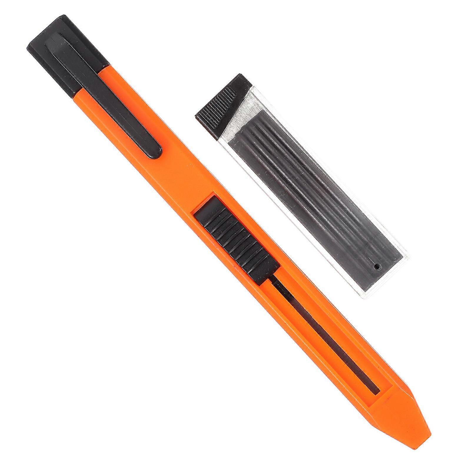 Carpenter Mechanical Pencil with Refills, Rolling Woodworking Markers for Sketching, Drawing & Construction Professional Grade Pencil Set