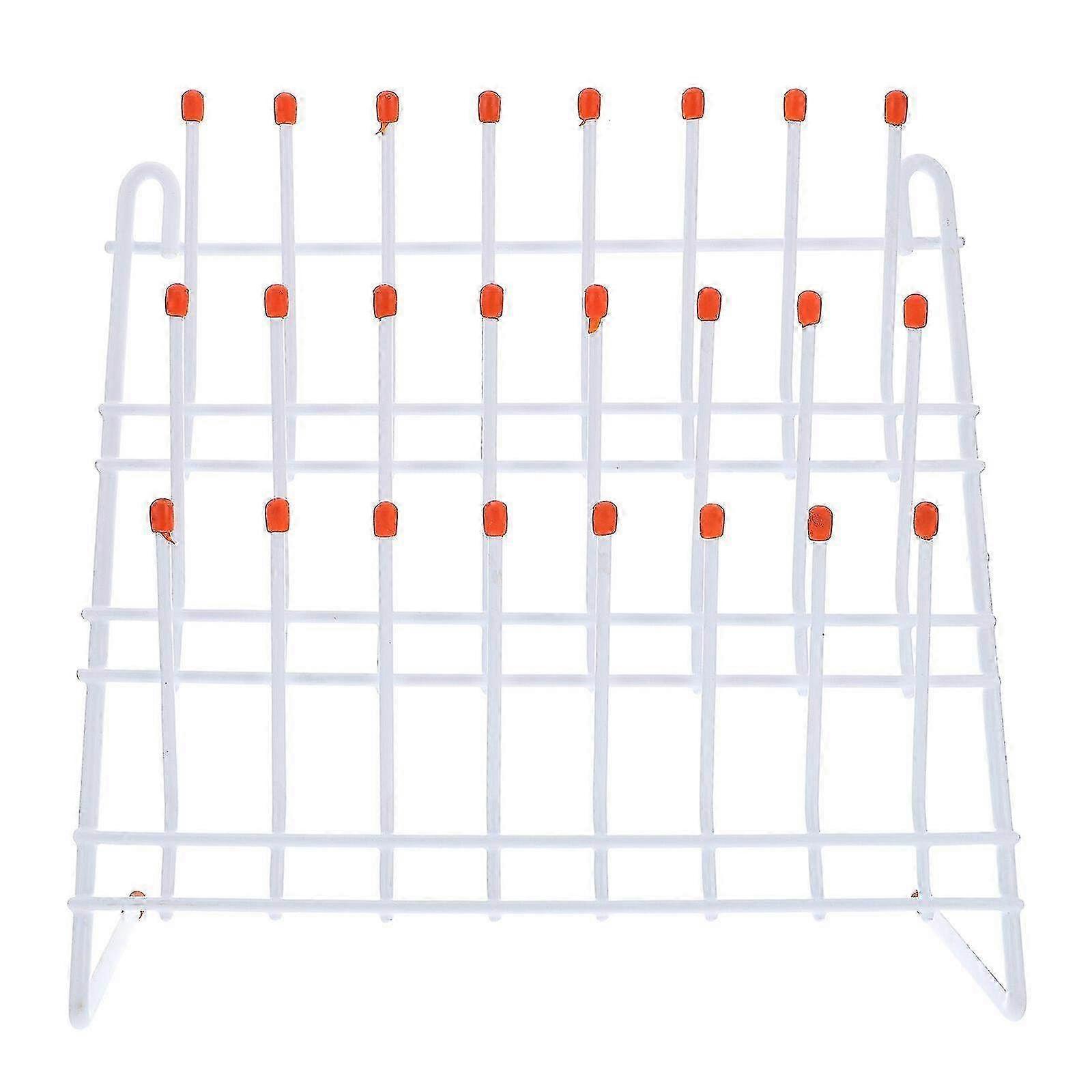 Metal Dish Drying Rack for Laboratory Use - Labware Stand with Cup Drainer & Science Drying Tray for Lab Equipment