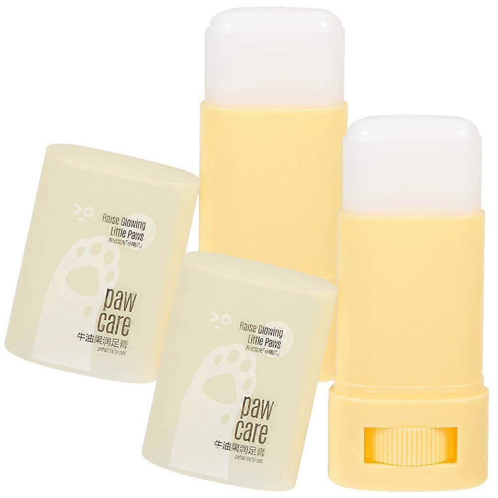 Dog Balm For Paws Odor Control Small Animals Khaki 2Pcs