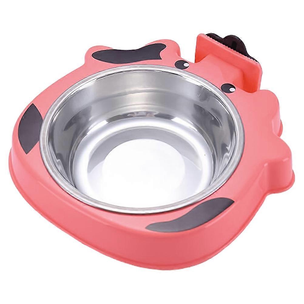 Πρακτικό Pet Bowl Water Dispenser Ανθεκτικό κρεμαστό μπολ για αποθήκευση Τοποθετημένο μπολ για κουτάβι