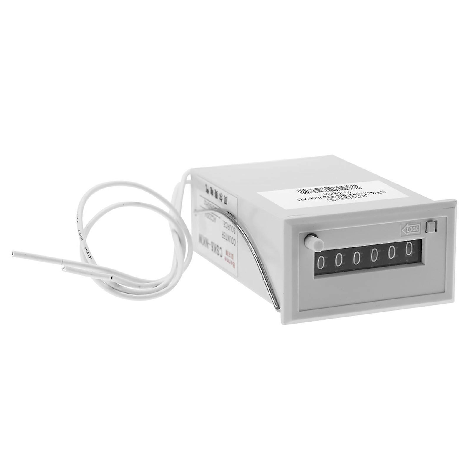 CSK6-NKW 6 Digit Electromagnetic Pulse Counter (#04 DC 12V)
