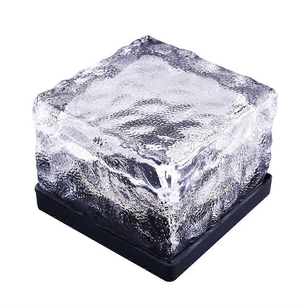 Brick Light Solar Powered Automatic On Off Rechargeable Battery for Courtyard Lawn 1Set