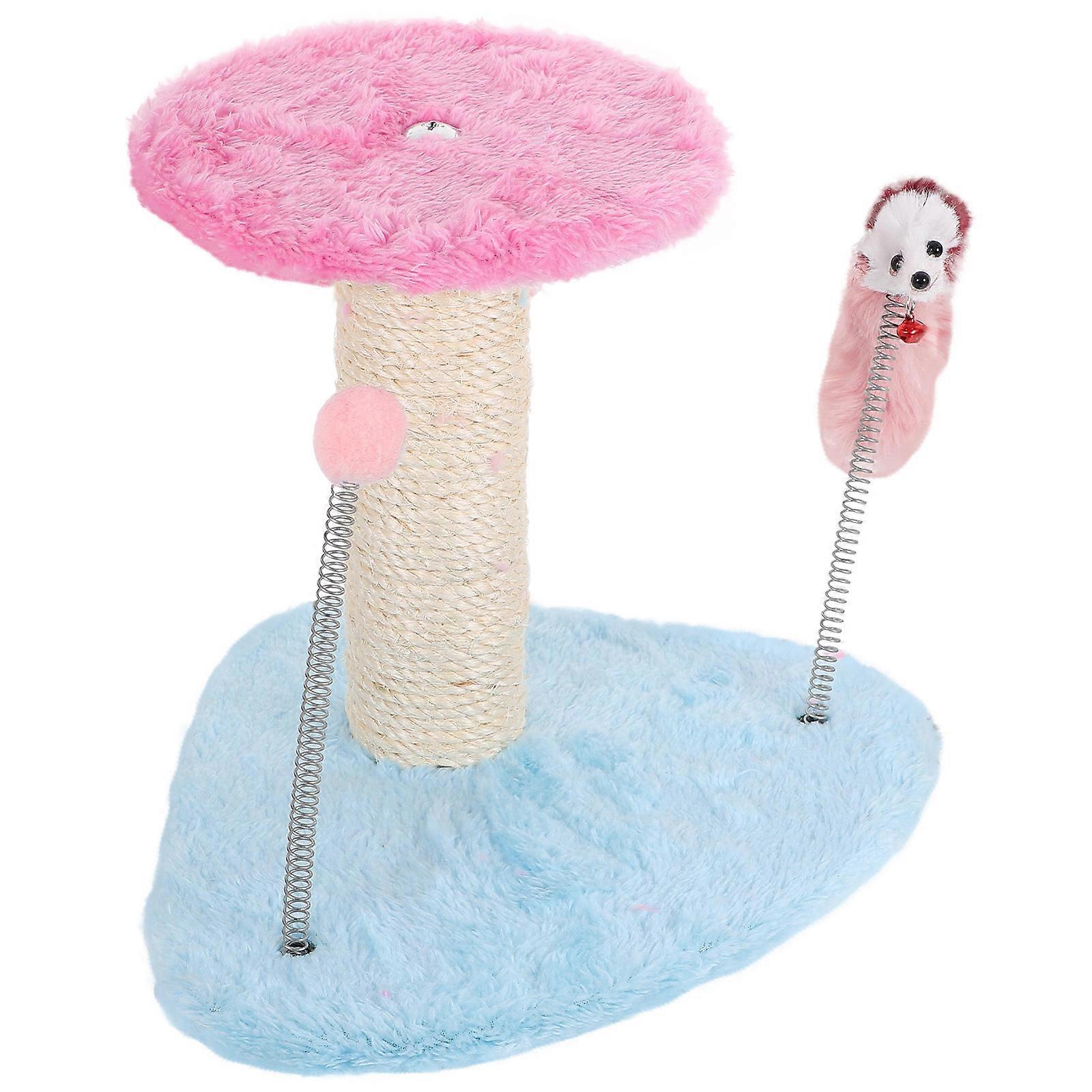 Cat Climbing Frame with Plush Toys for Kitten Scratching and Playing 1 Piece