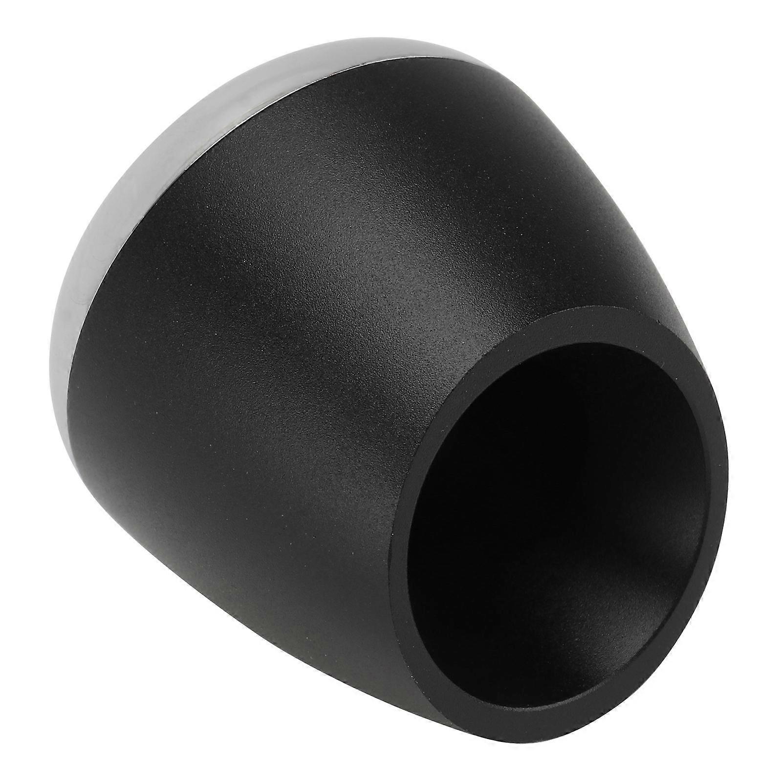 Black Shaving Brush Holder with Oblique Opening for Made of Durable Aluminium Alloy Keeps