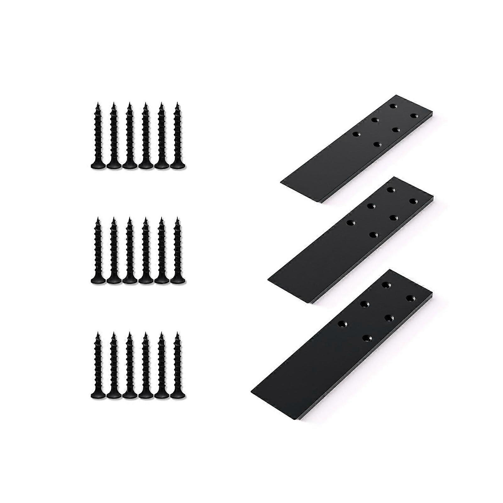 Countertop TV Shelf Bracket Steel Frame Invisible Shelves Mounting System for Modern Living Room Multicolor