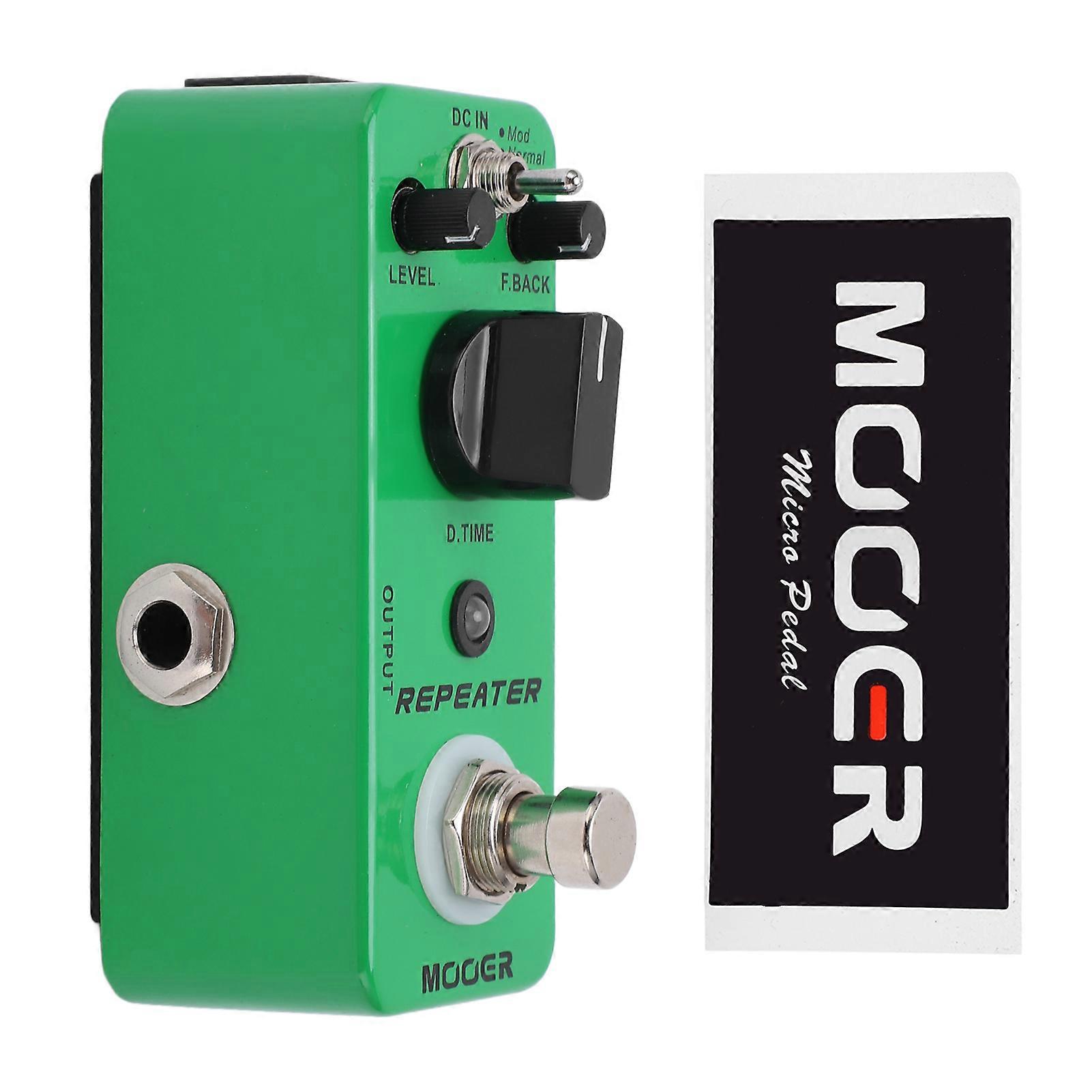 Delay Effect Pedaal 3 Standen Digitale Effect Pedaal Repeater Delay Stompbox voor Muziekinstrument