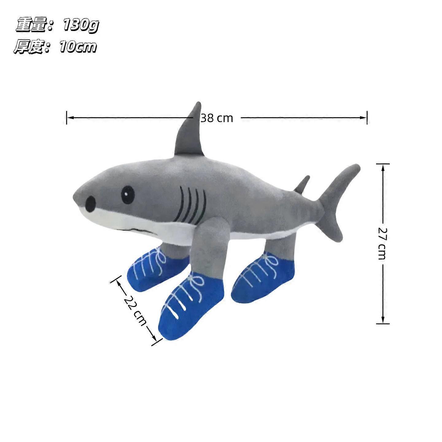 New shark Shanhaijing plush spoof brain hole doll toy