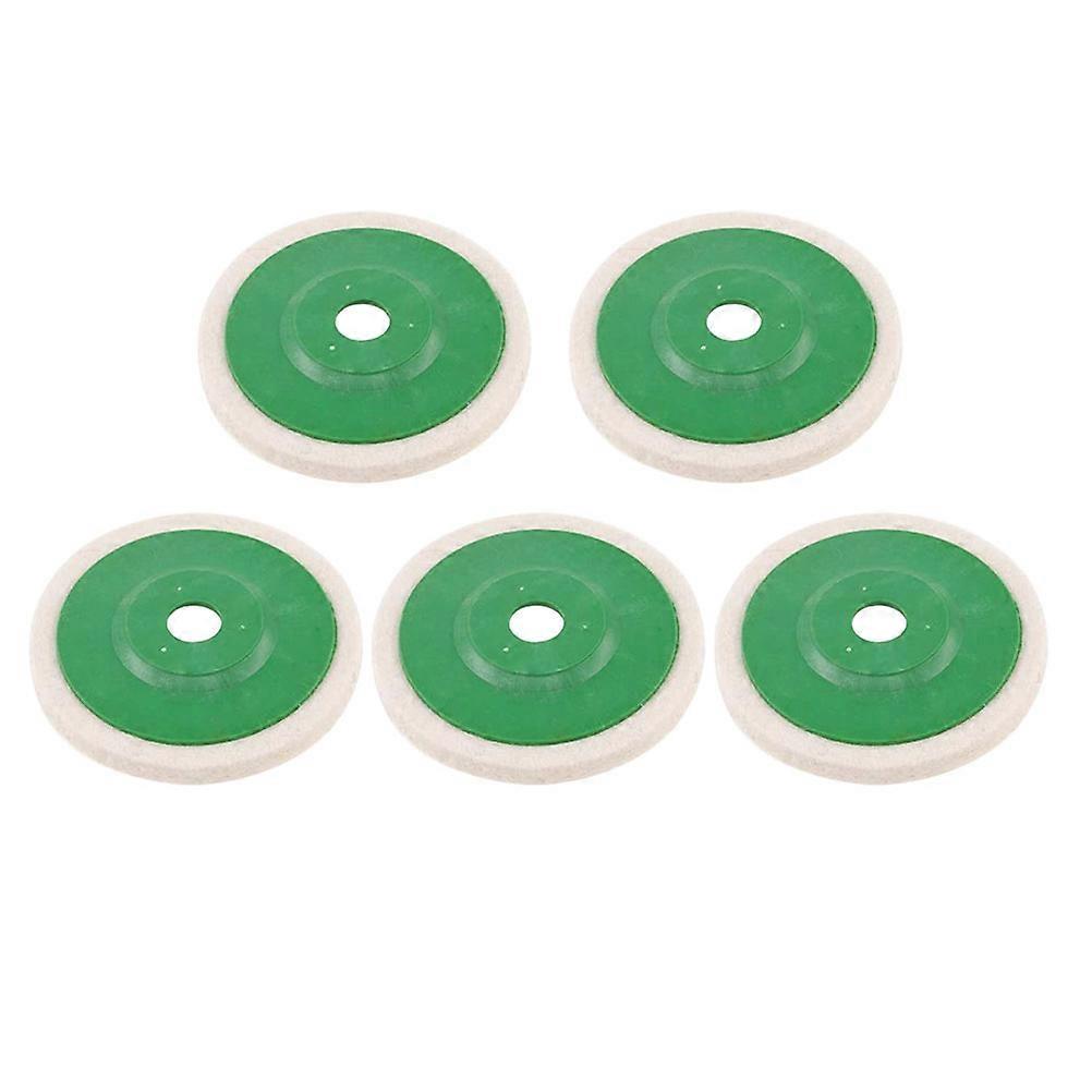 Grinding Wheel Tool 5Pcs Wool Felt Buffing Pads Used In Home Appliance Restoration And Jewelry Finishing With Safe Material