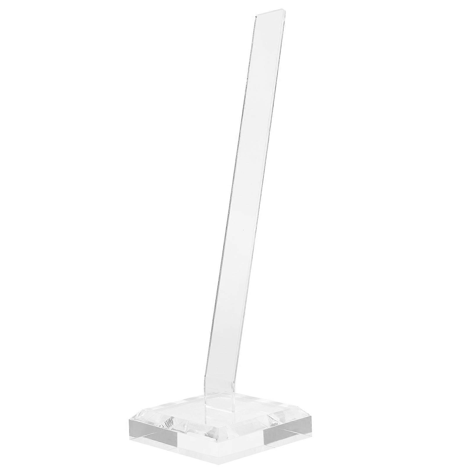 Transparent Acrylic Hair Clip Display Stand for Storage Space Saving and Versatile Organization 9.8 x 7.6 inches