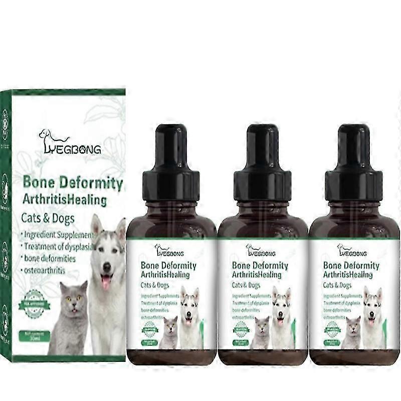 3pcsペットの痛みを和らげる液体鎮静剤猫犬関節サポート修理健康