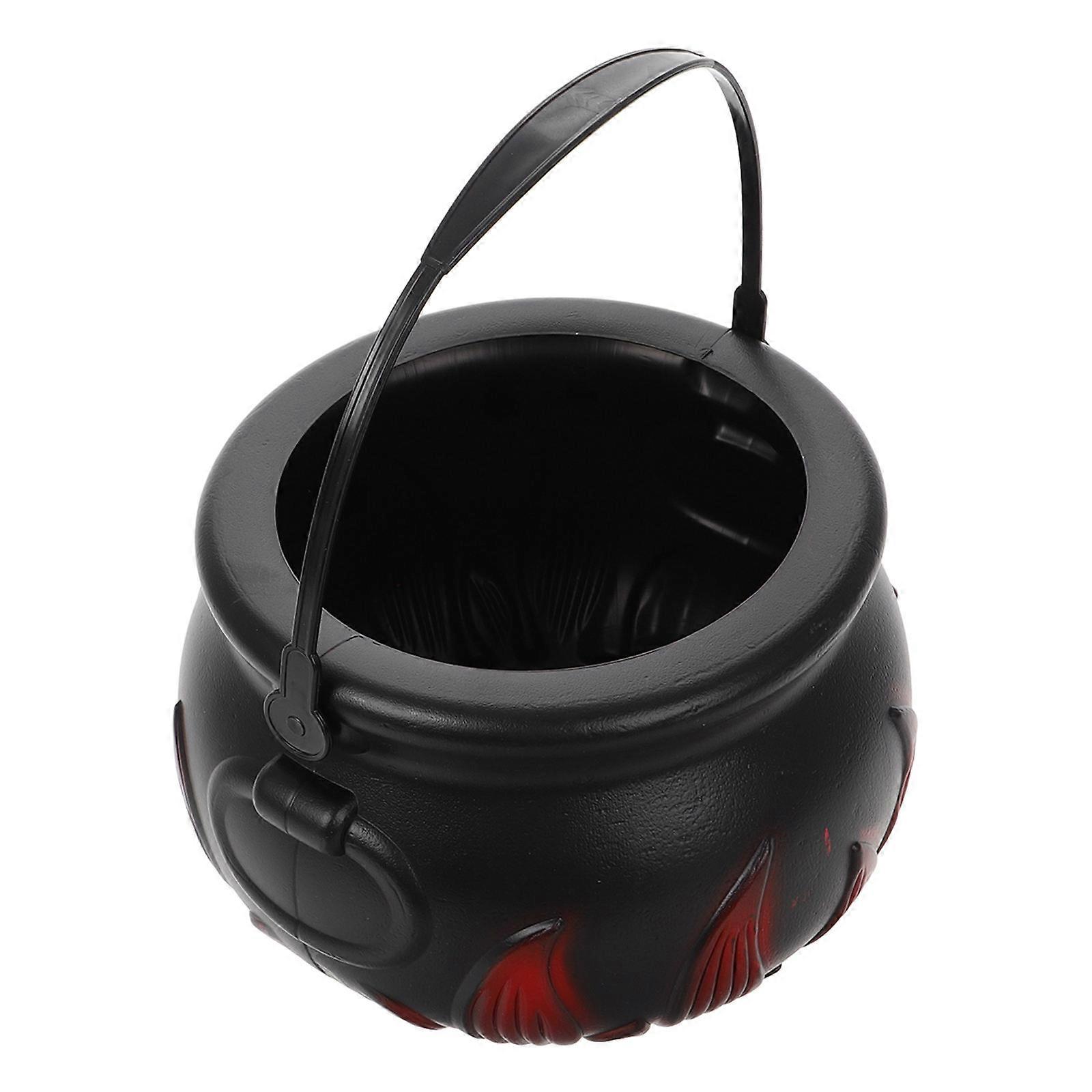 Trick Treat Bucket Material Halloween Design 19x19x13cm 1Set