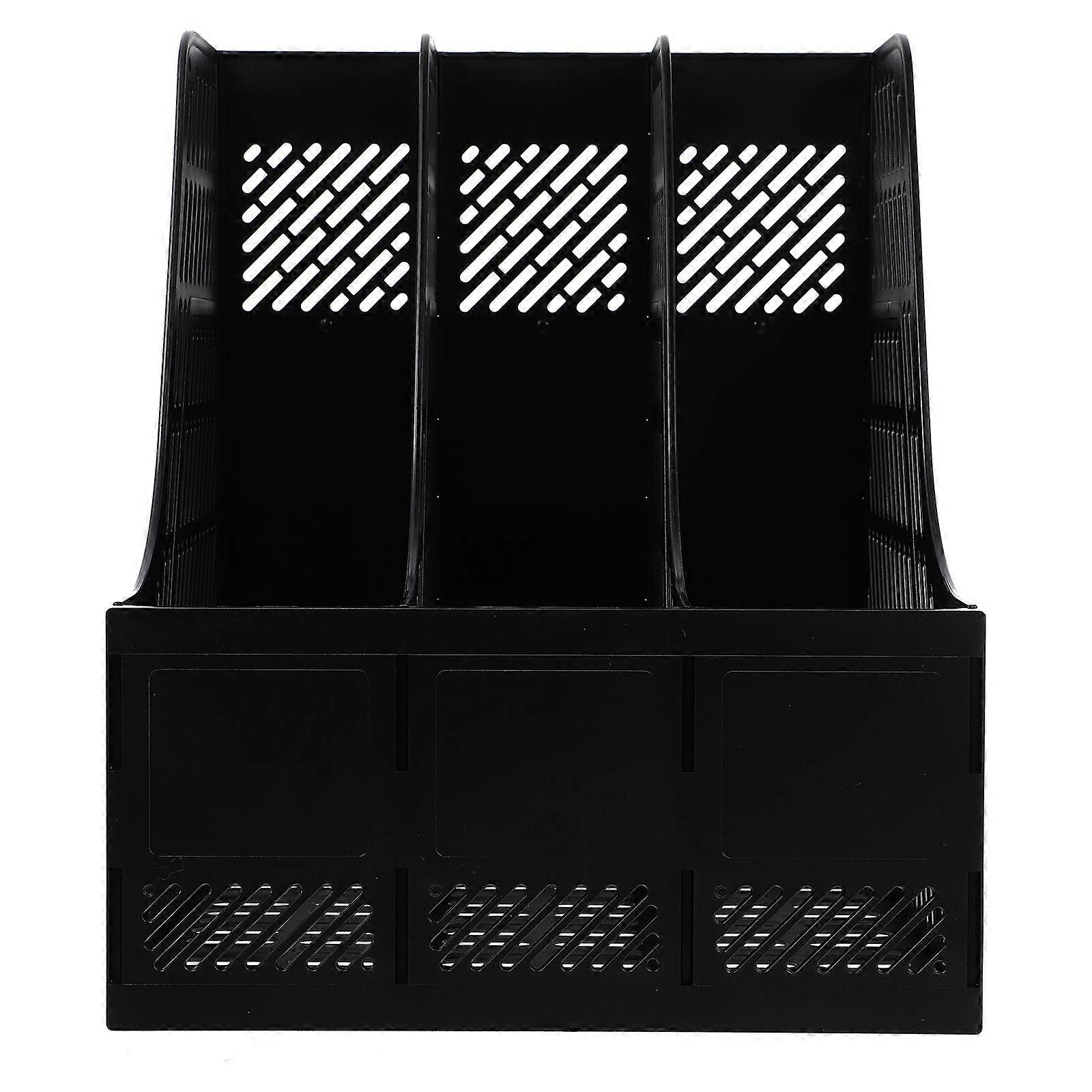 Desktop Storage Organiser With File Compartments For Efficient Organization In Office Use 1Pack