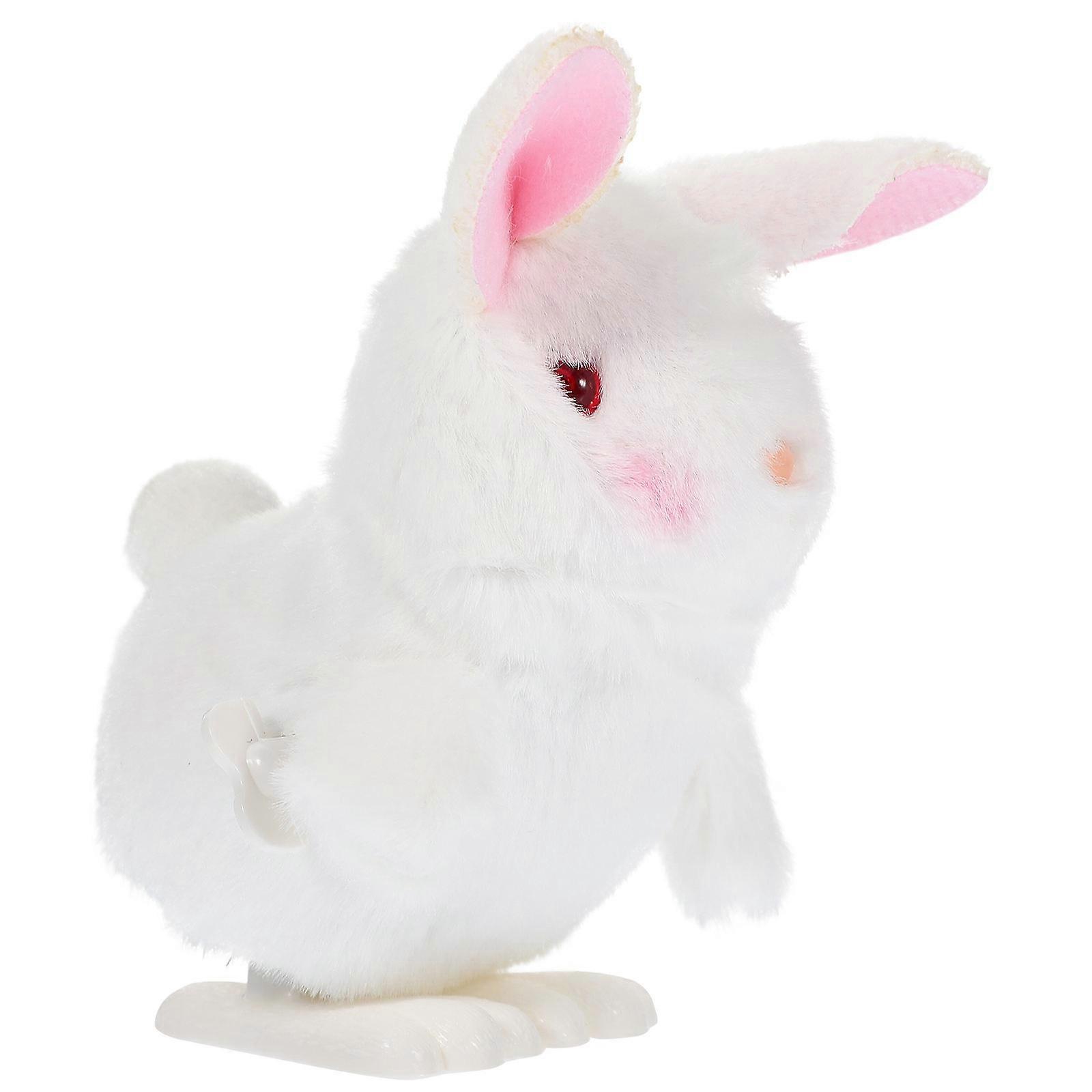 Novelty Rabbit Toy Jumping Design For Kids Bedtime White 1 Piece