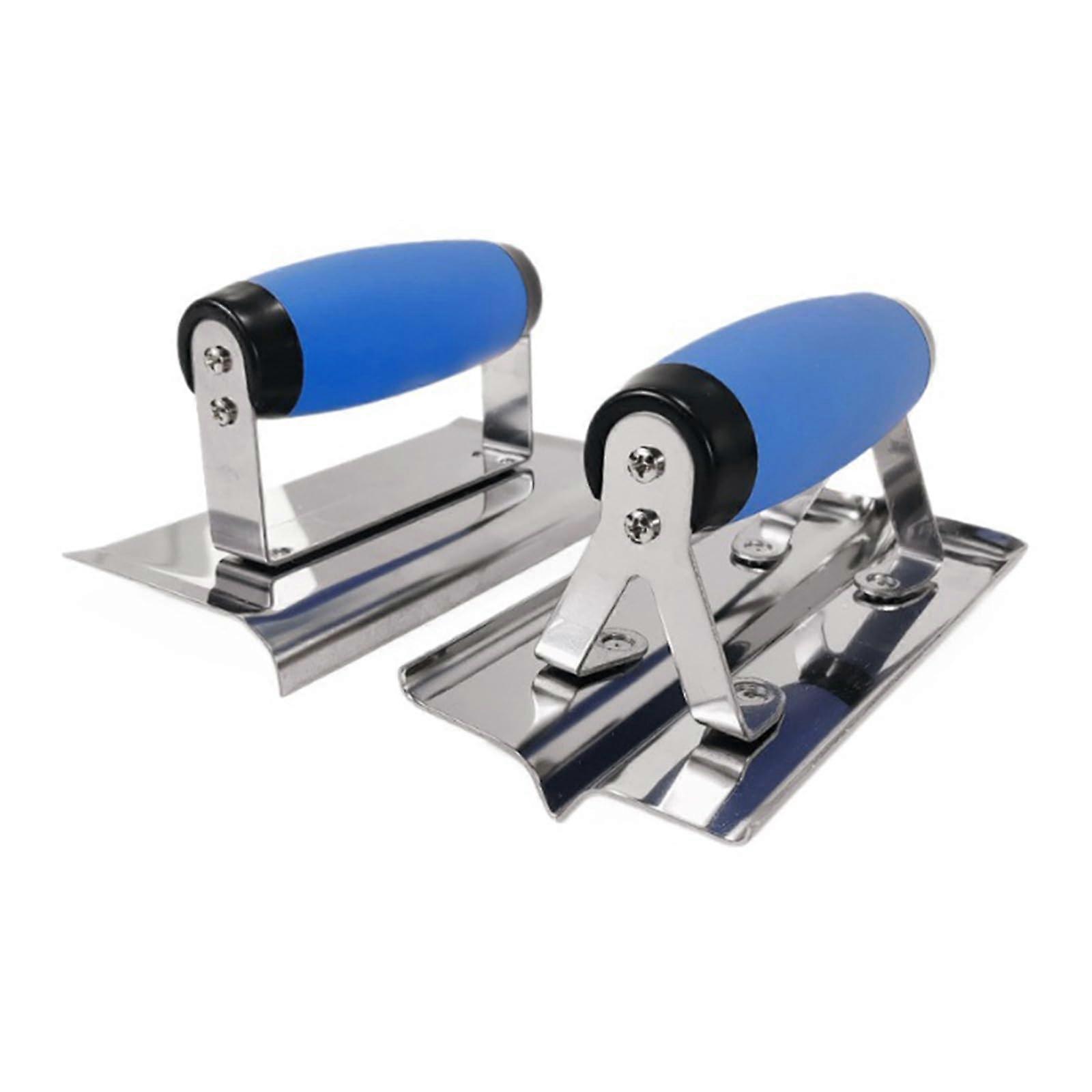 Stainless Steel Corner Trowel Rust-Proof With Ergonomic Handle For Home Use And Commercial Applications 30cm