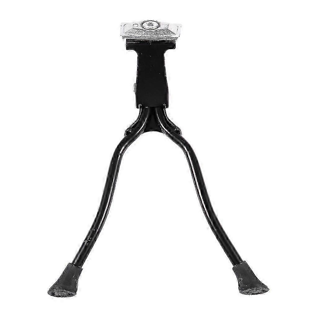 Suporte de bicicleta de liga dupla com perna dupla, preto, 26 polegadas