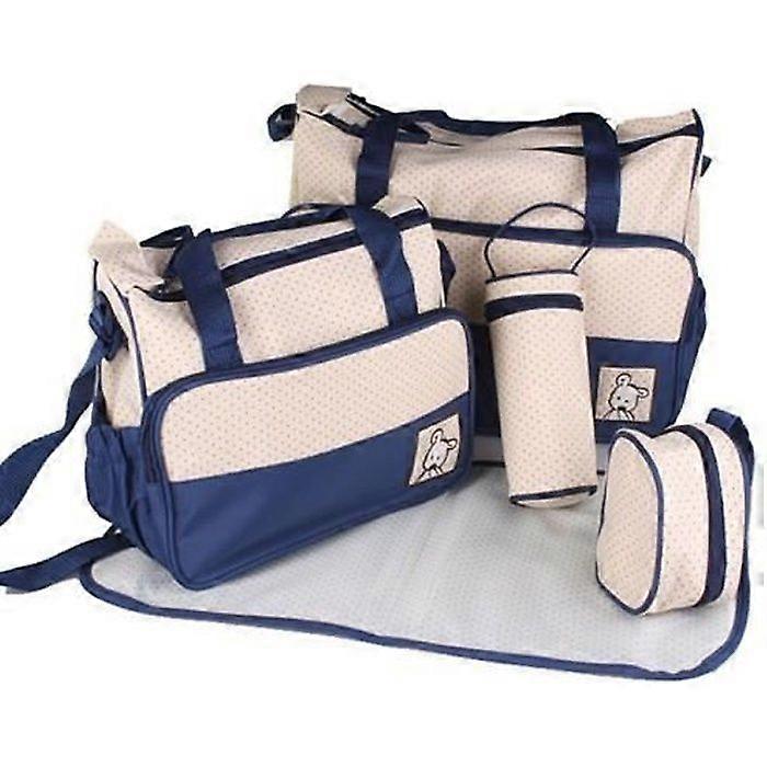 Multifunctional 5-in-1 Diaper Bag Set by