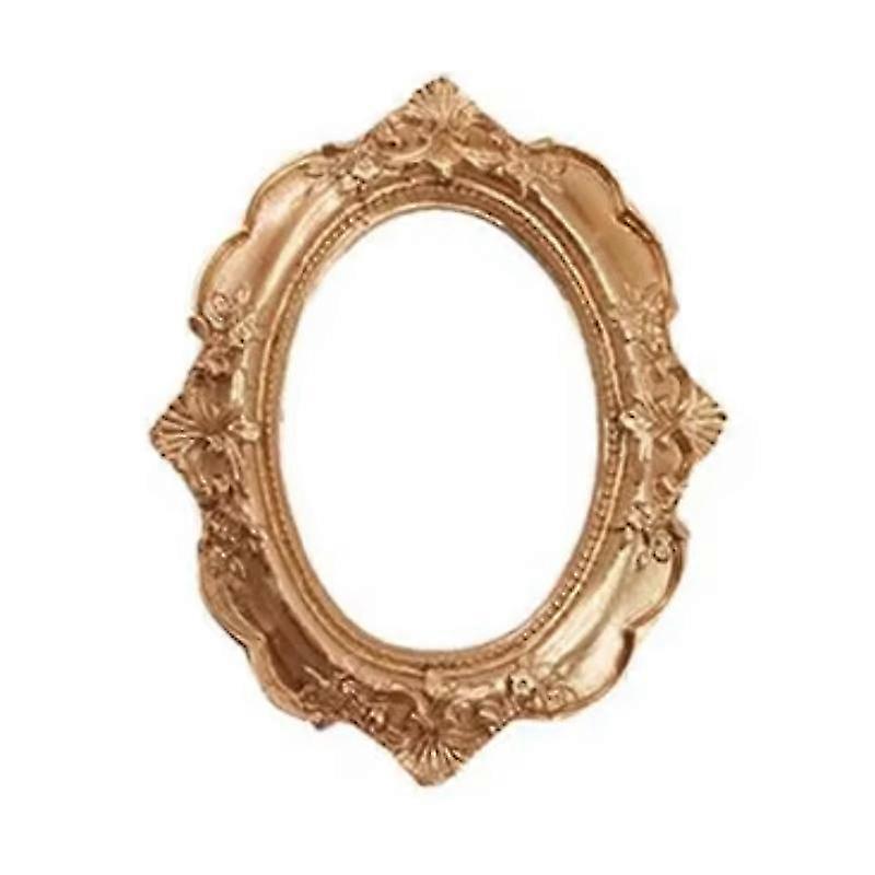 Oval Picture Frame Mini Vintage Frames Tabletop Photo Frame Old Fashioned Picture Frames Resin Vintage Picture Frame