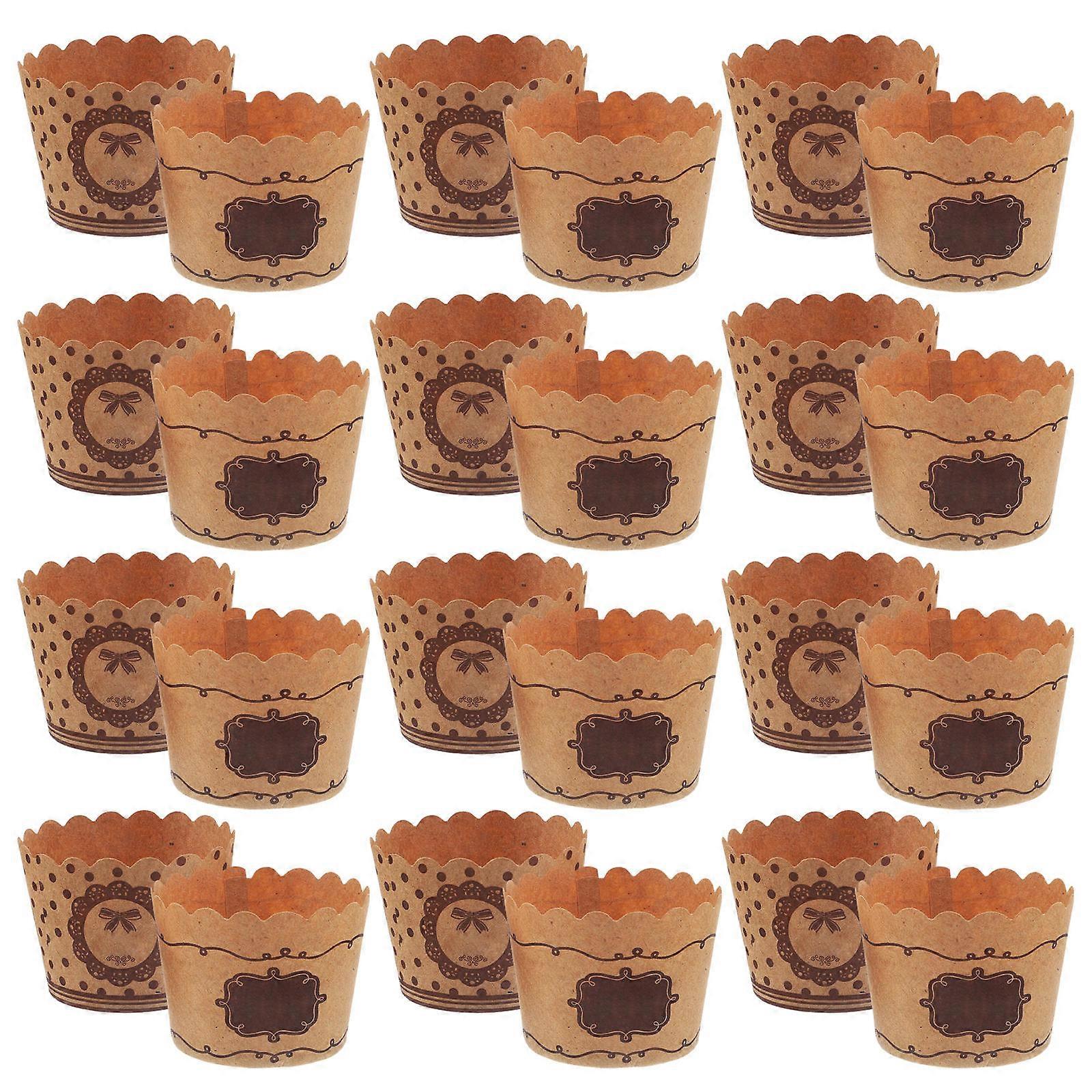 Heat-Resistant Cupcake Baking Cups 100Pcs Compatible With Muffins Chocolates For Casual Celebrations And Special Occasions