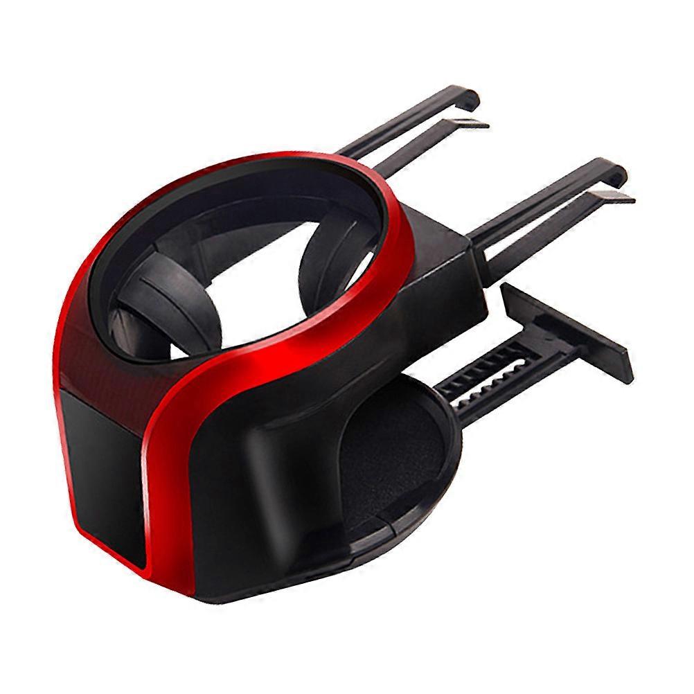 Car Cup Holder for Drink Storage ABS Red with Perfect Space for Canned Bottles 2 in 1
