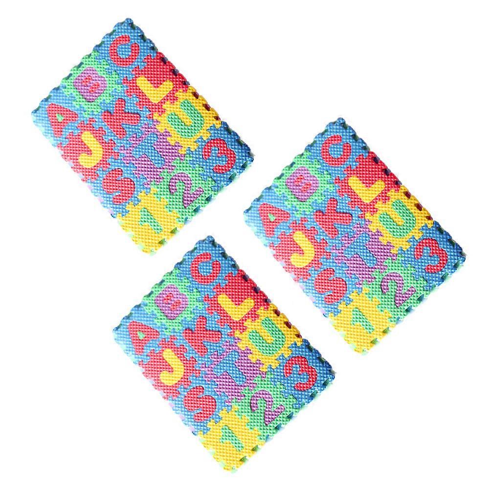 Dollhouse Carpet Mat 3 Sets Eva Material Ideal For Kids Craft Projects Real-like Design