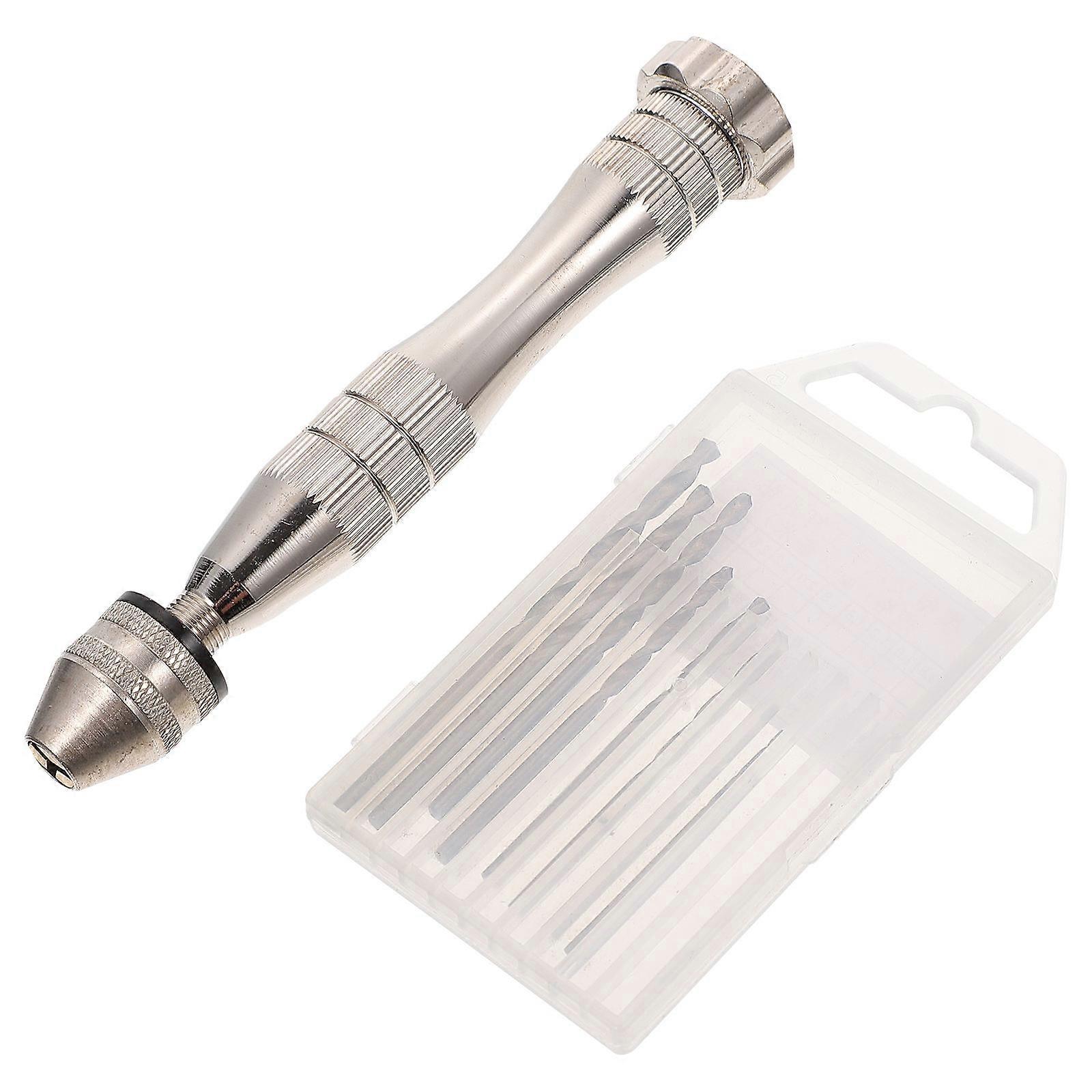 Durable Manual Drill Tool For Enlarging Holes In Walnut And Amber Materials Designed For Craftsmen 1 Set