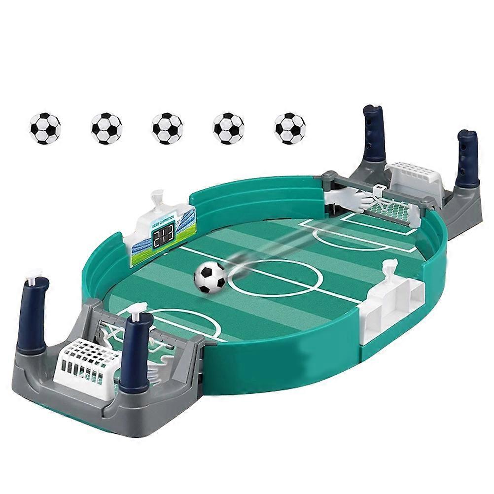Interactive Table Football Game Set Mini Soccer Toy For All Ages 42X21Cm Entertainment 1 Set
